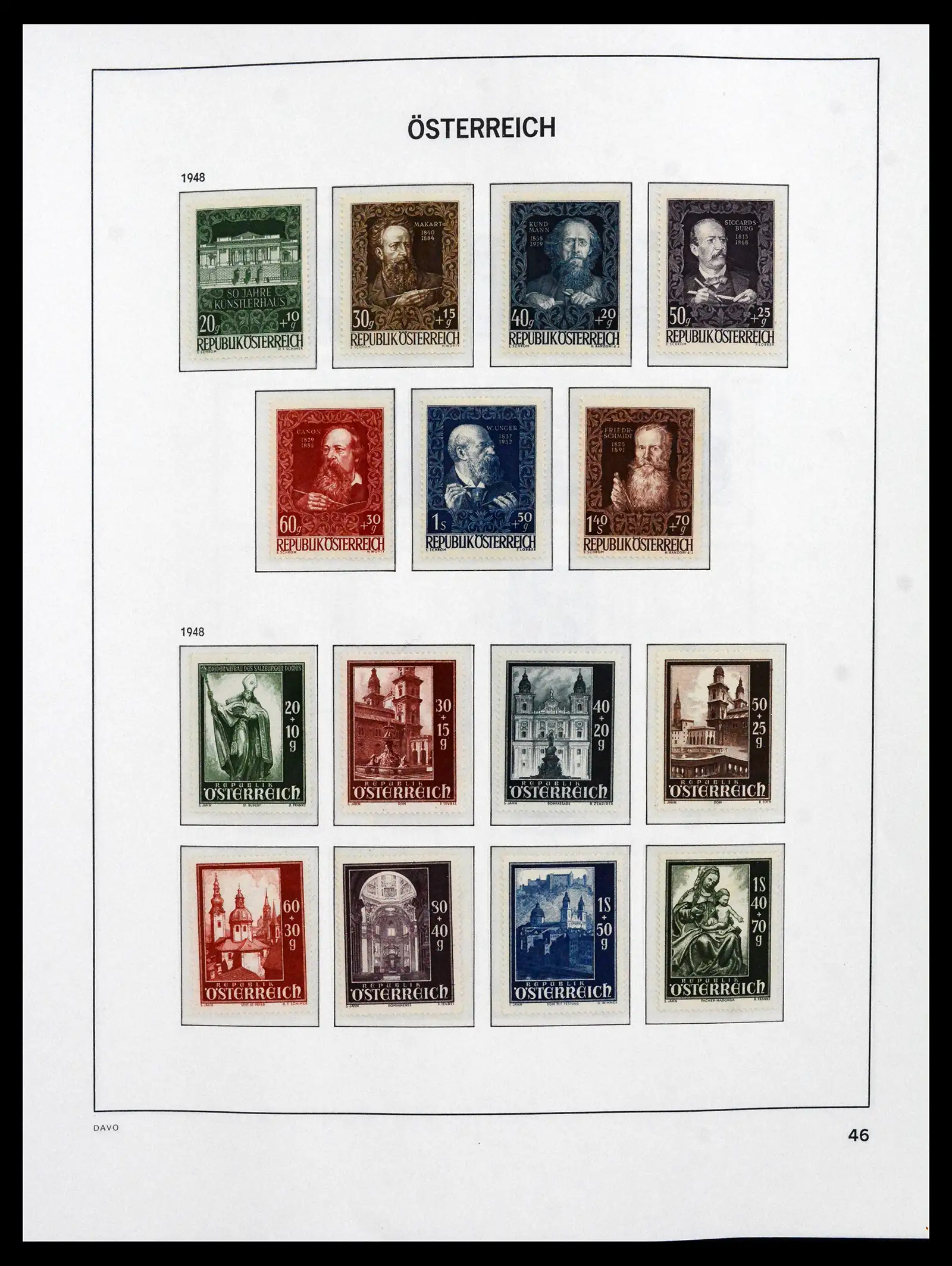 41619 0040 - Postzegelverzameling 41619 Oostenrijk en gebieden 1867-1961.