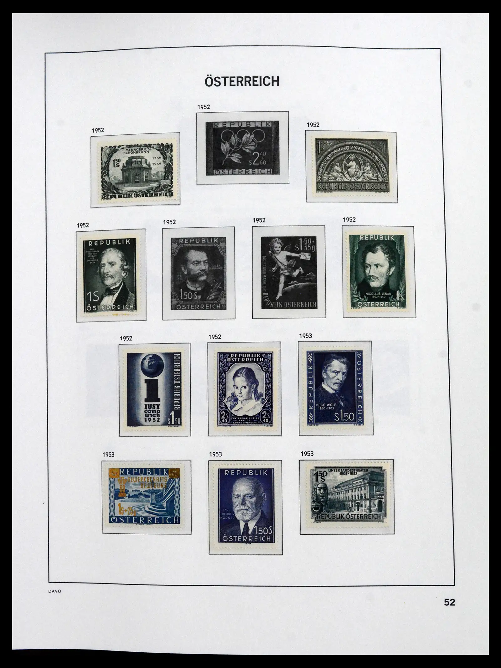 41619 0046 - Postzegelverzameling 41619 Oostenrijk en gebieden 1867-1961.