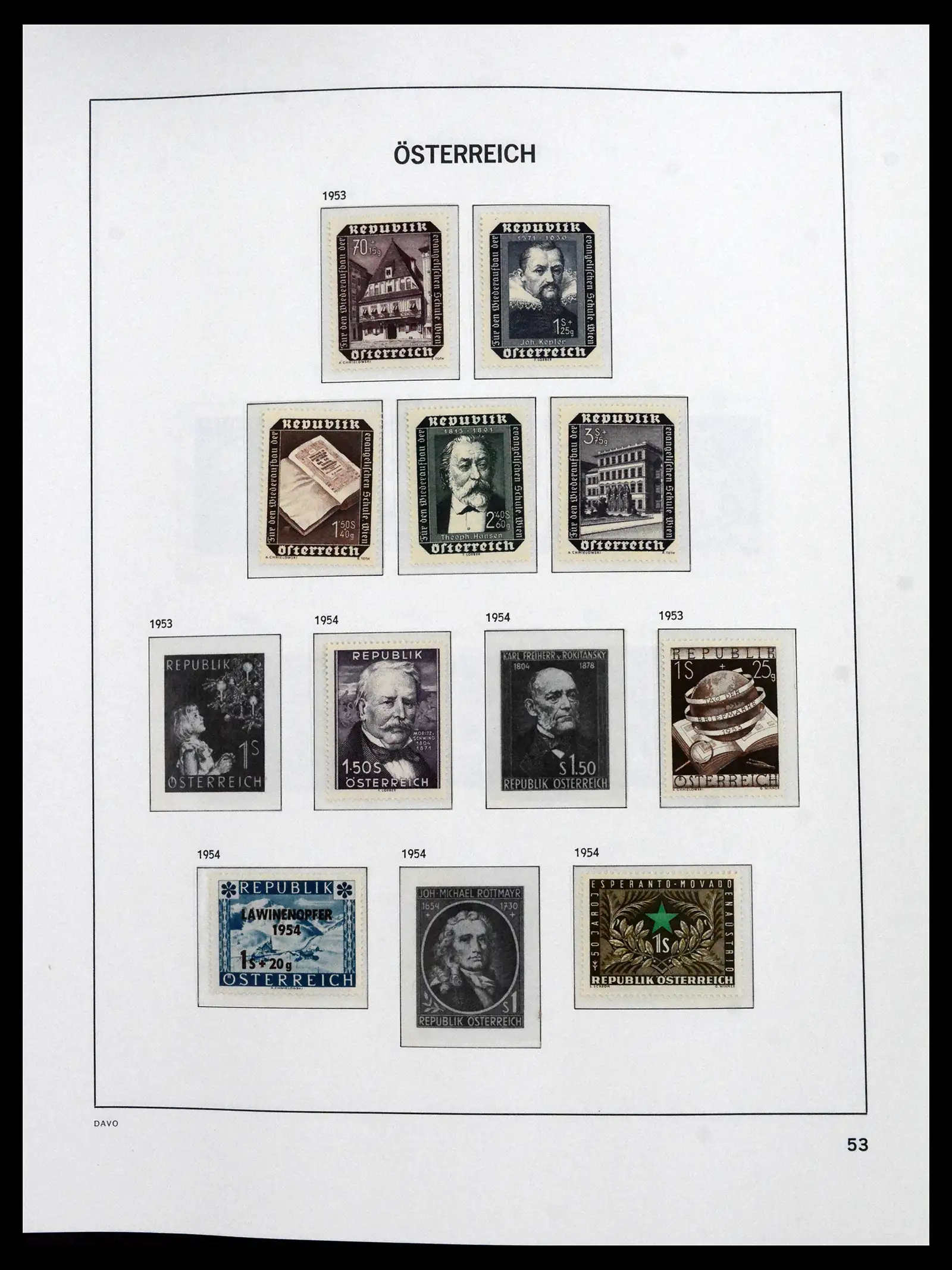 41619 0047 - Postzegelverzameling 41619 Oostenrijk en gebieden 1867-1961.