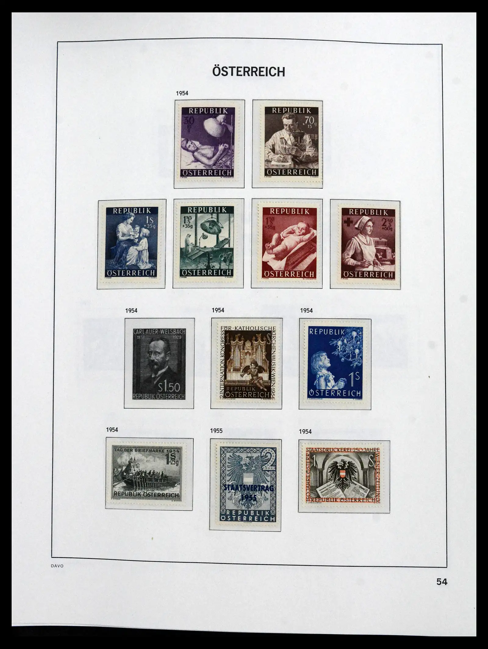 41619 0048 - Postzegelverzameling 41619 Oostenrijk en gebieden 1867-1961.