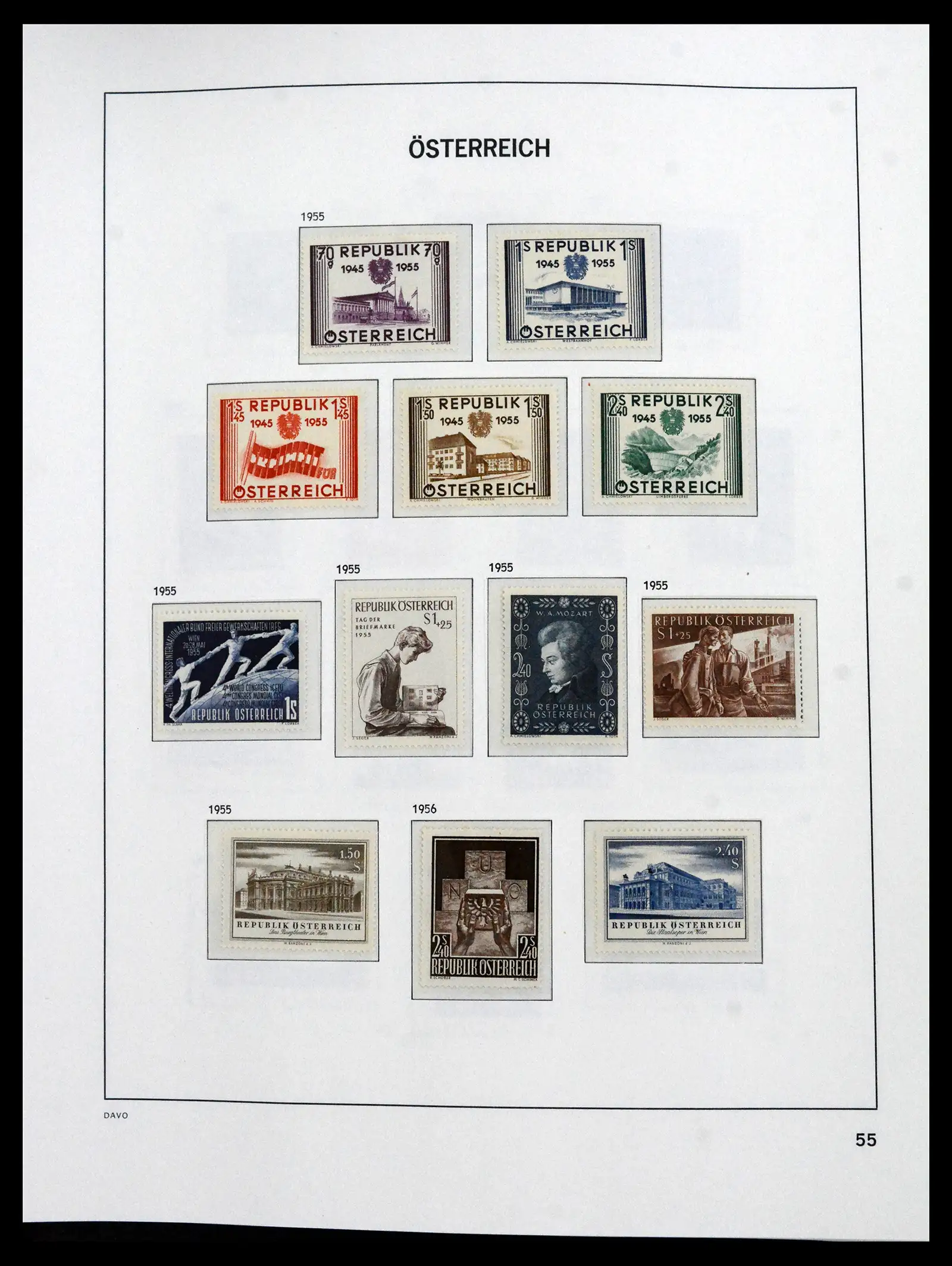 41619 0049 - Postzegelverzameling 41619 Oostenrijk en gebieden 1867-1961.