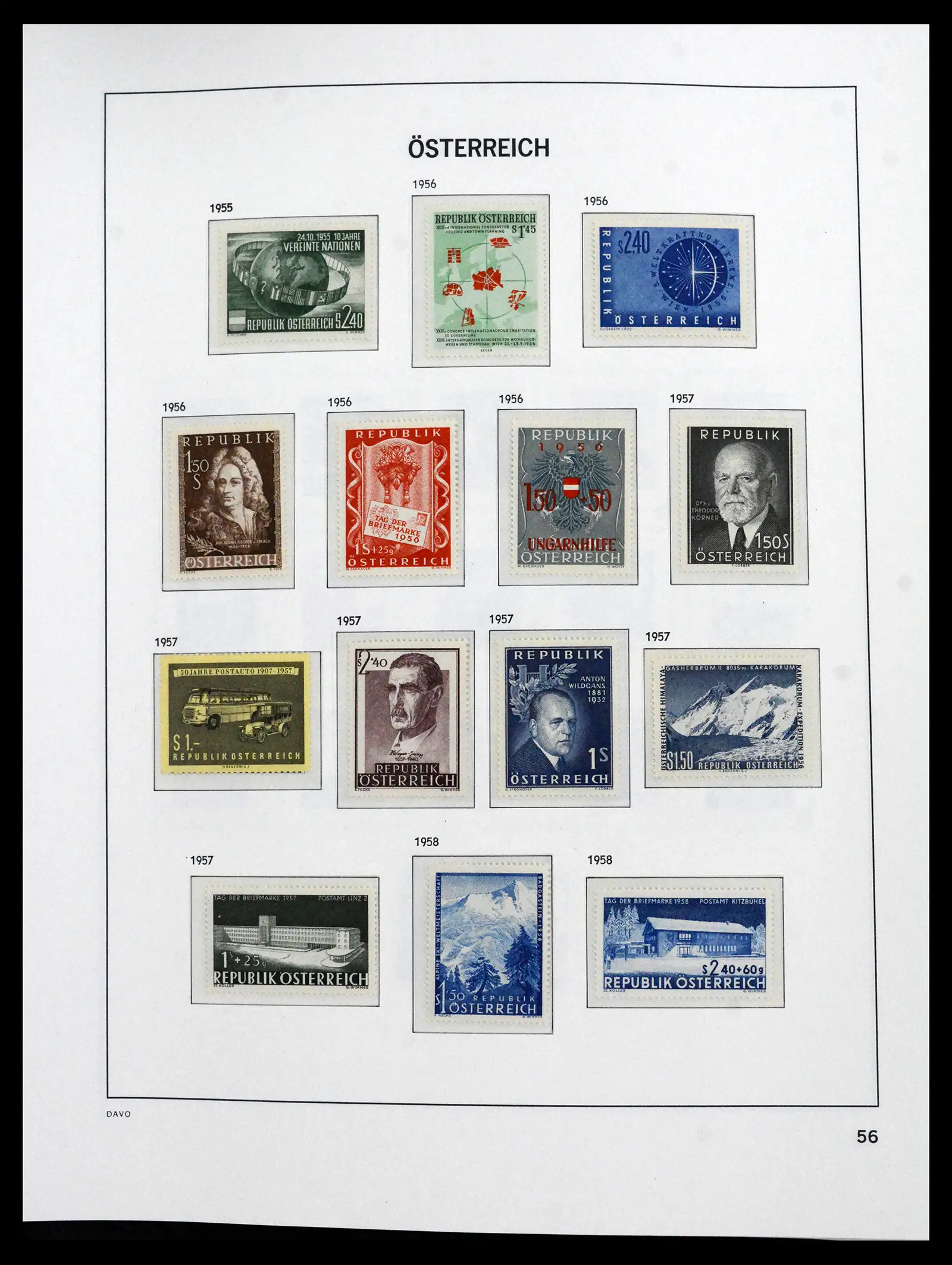 41619 0050 - Postzegelverzameling 41619 Oostenrijk en gebieden 1867-1961.