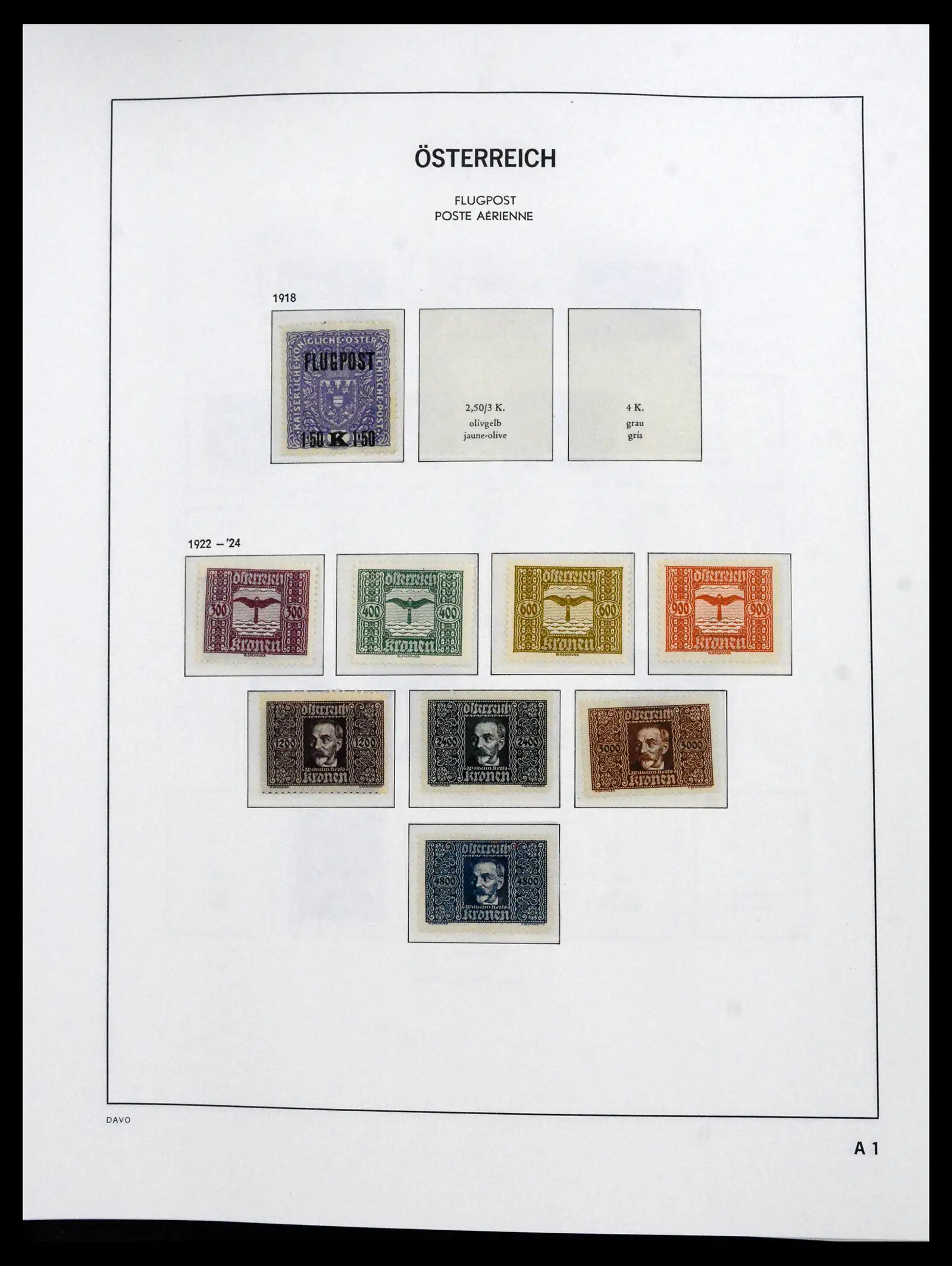 41619 0055 - Postzegelverzameling 41619 Oostenrijk en gebieden 1867-1961.