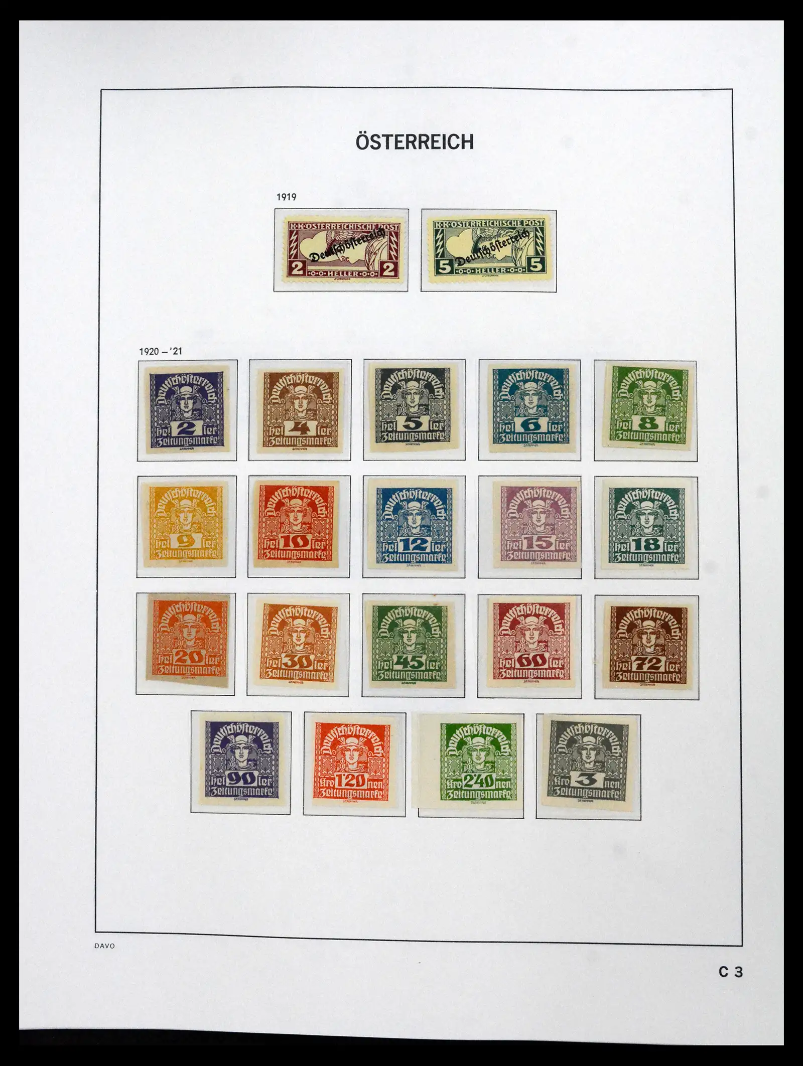 41619 0061 - Postzegelverzameling 41619 Oostenrijk en gebieden 1867-1961.