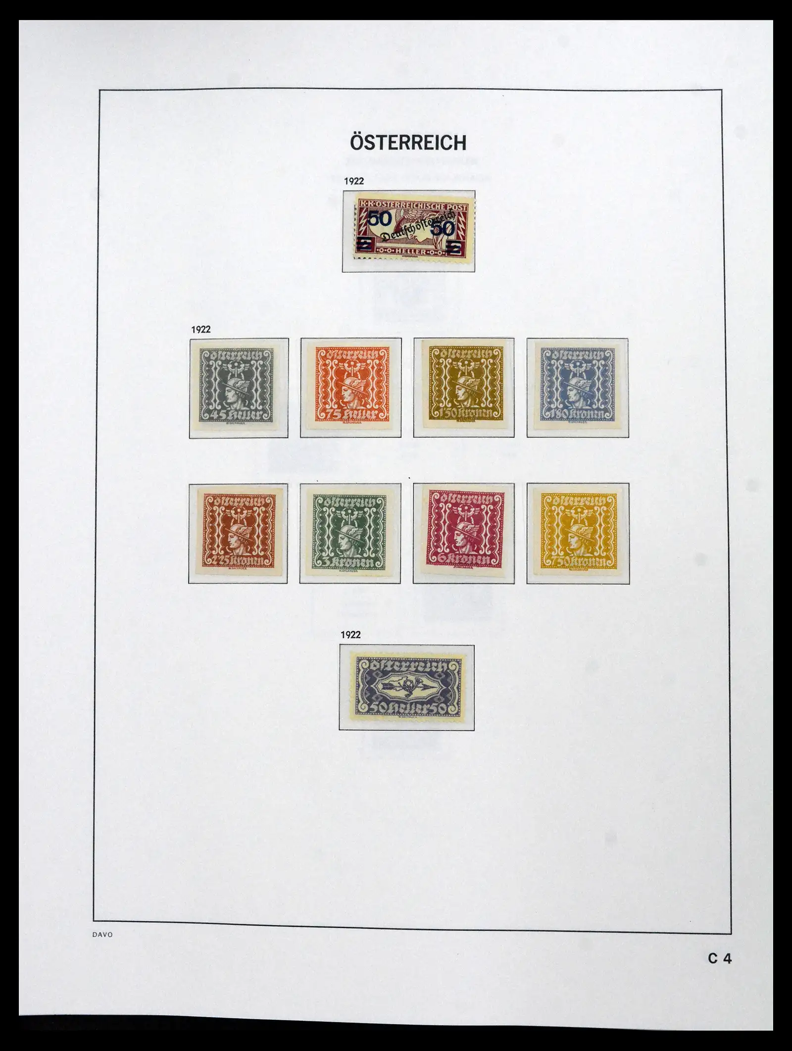 41619 0062 - Postzegelverzameling 41619 Oostenrijk en gebieden 1867-1961.