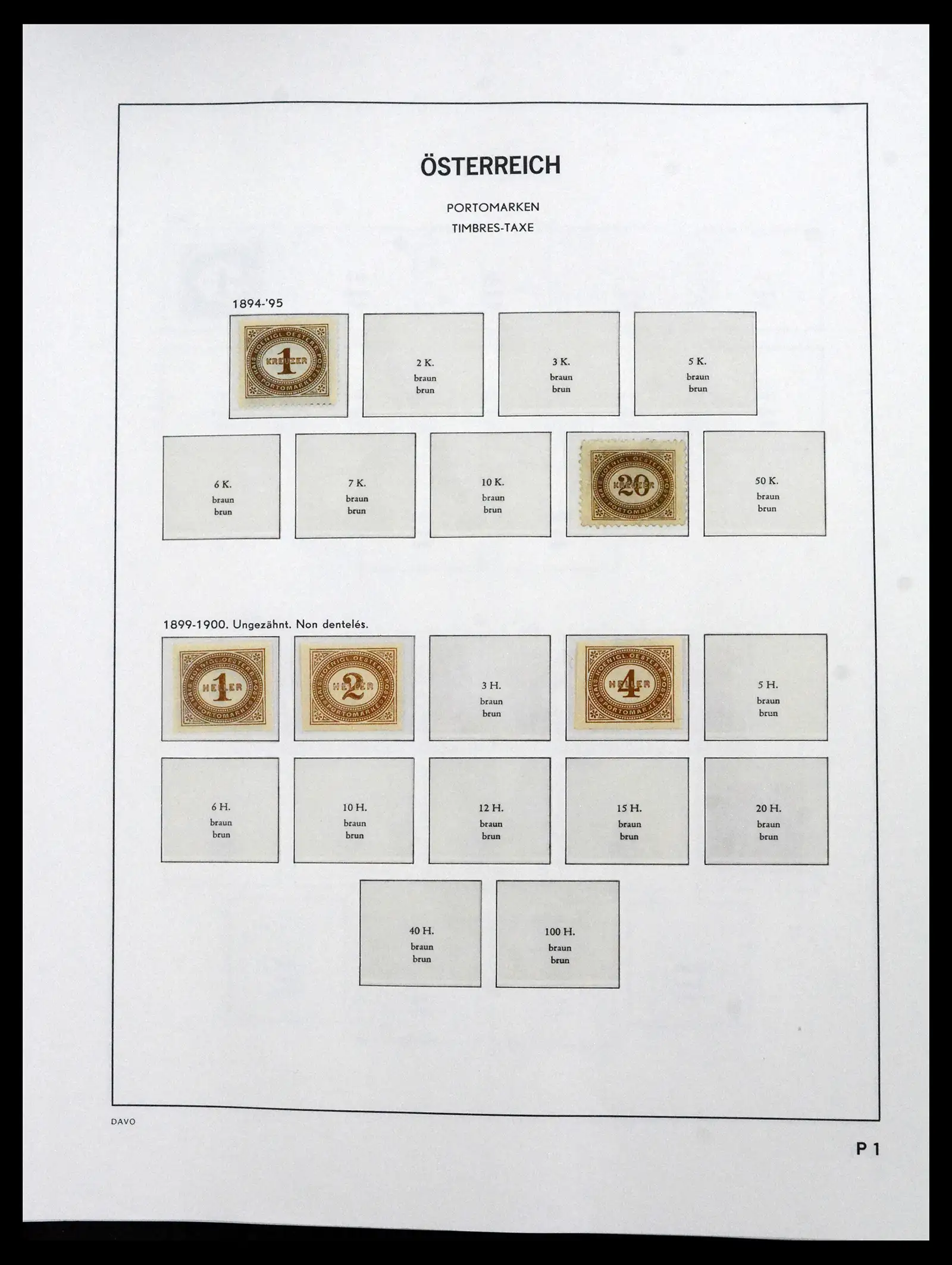 41619 0063 - Postzegelverzameling 41619 Oostenrijk en gebieden 1867-1961.