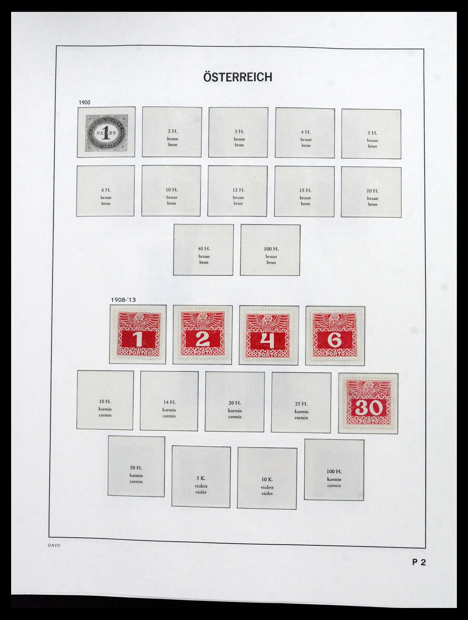 41619 0064 - Postzegelverzameling 41619 Oostenrijk en gebieden 1867-1961.