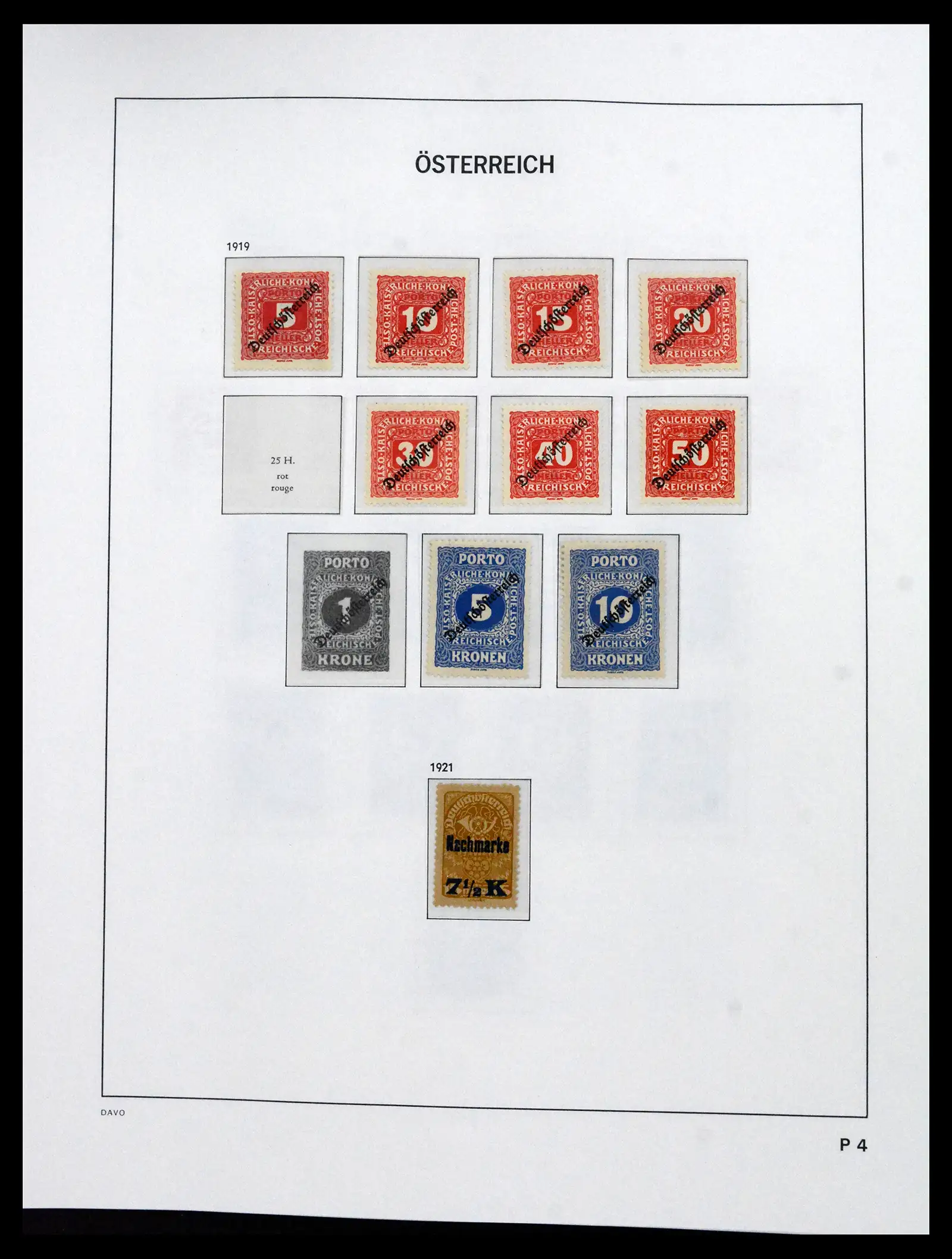 41619 0066 - Postzegelverzameling 41619 Oostenrijk en gebieden 1867-1961.