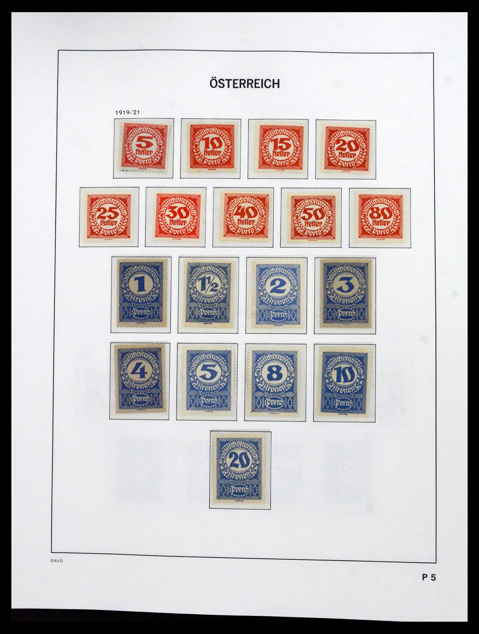 41619 0067 - Postzegelverzameling 41619 Oostenrijk en gebieden 1867-1961.