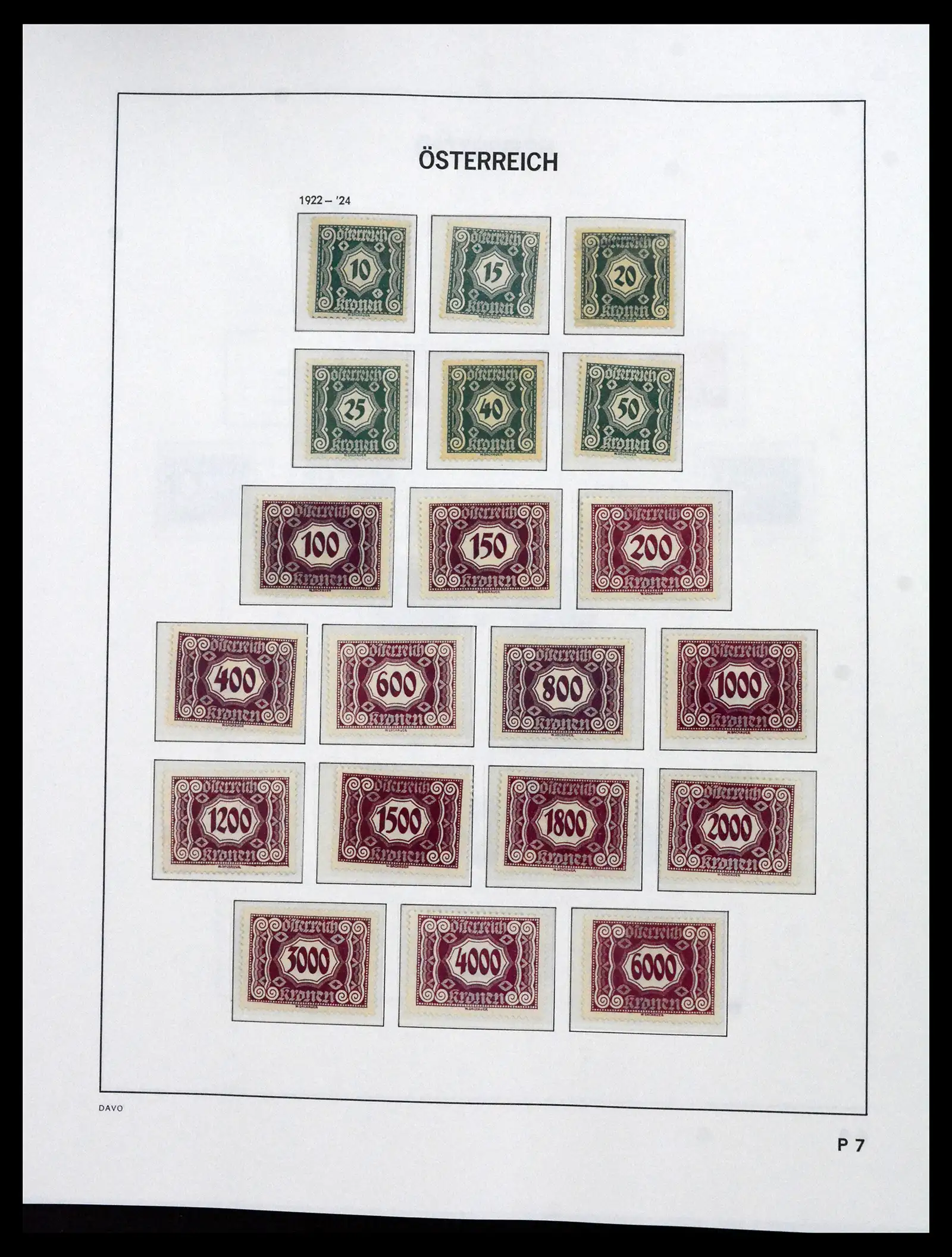 41619 0069 - Postzegelverzameling 41619 Oostenrijk en gebieden 1867-1961.