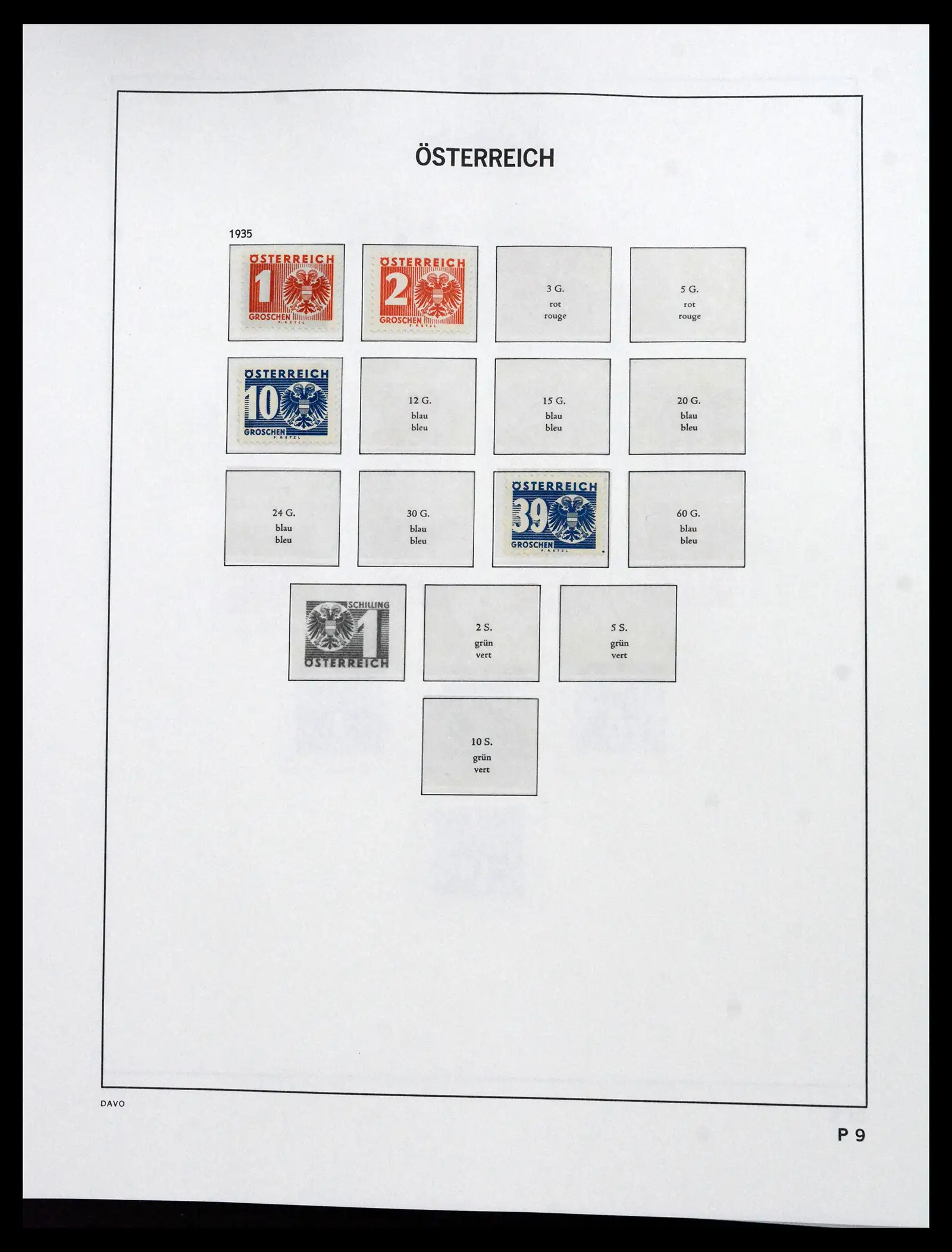 41619 0071 - Postzegelverzameling 41619 Oostenrijk en gebieden 1867-1961.