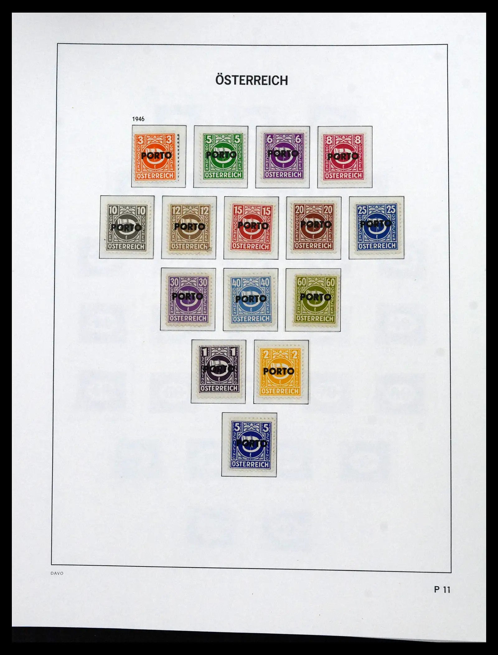 41619 0073 - Postzegelverzameling 41619 Oostenrijk en gebieden 1867-1961.