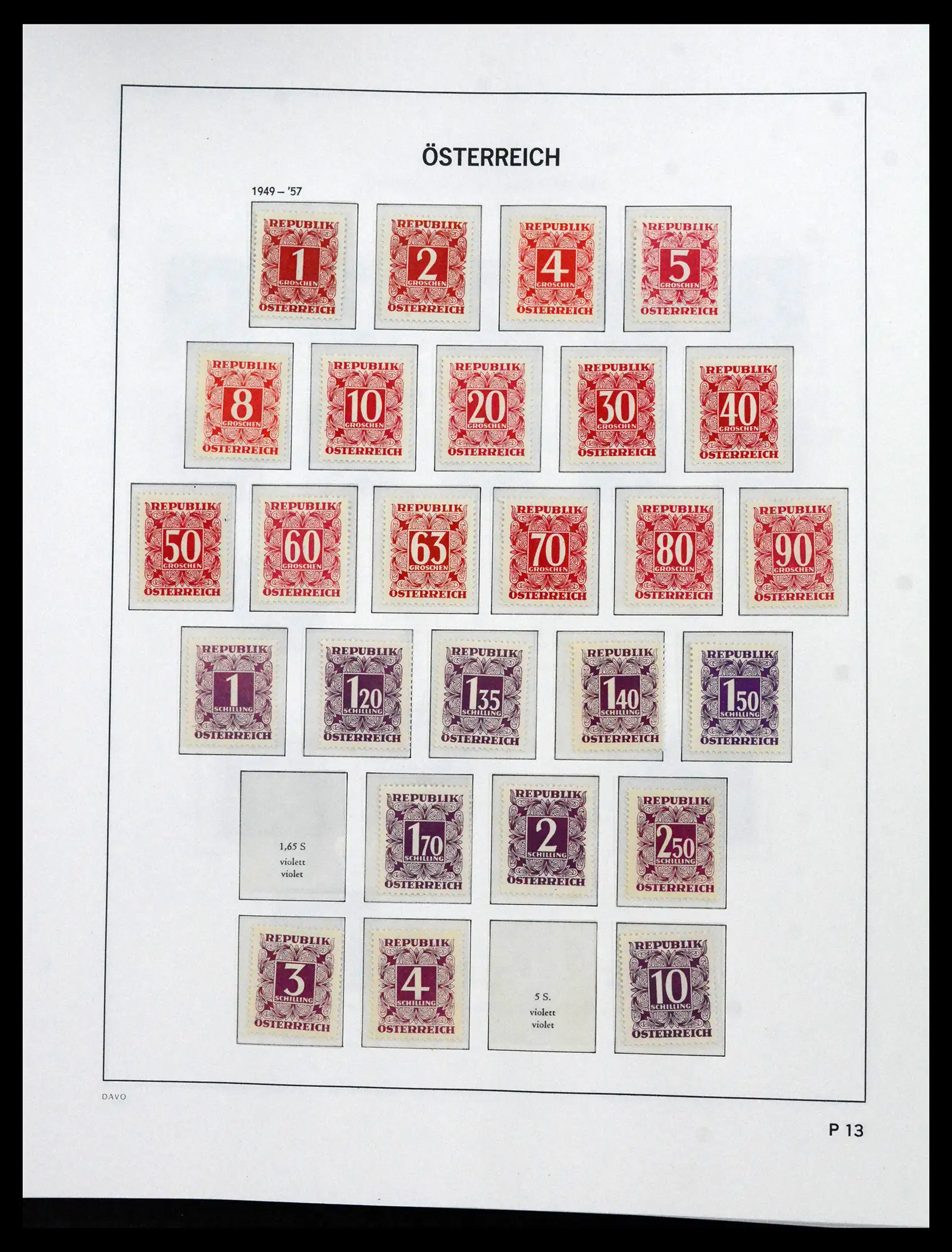 41619 0075 - Postzegelverzameling 41619 Oostenrijk en gebieden 1867-1961.