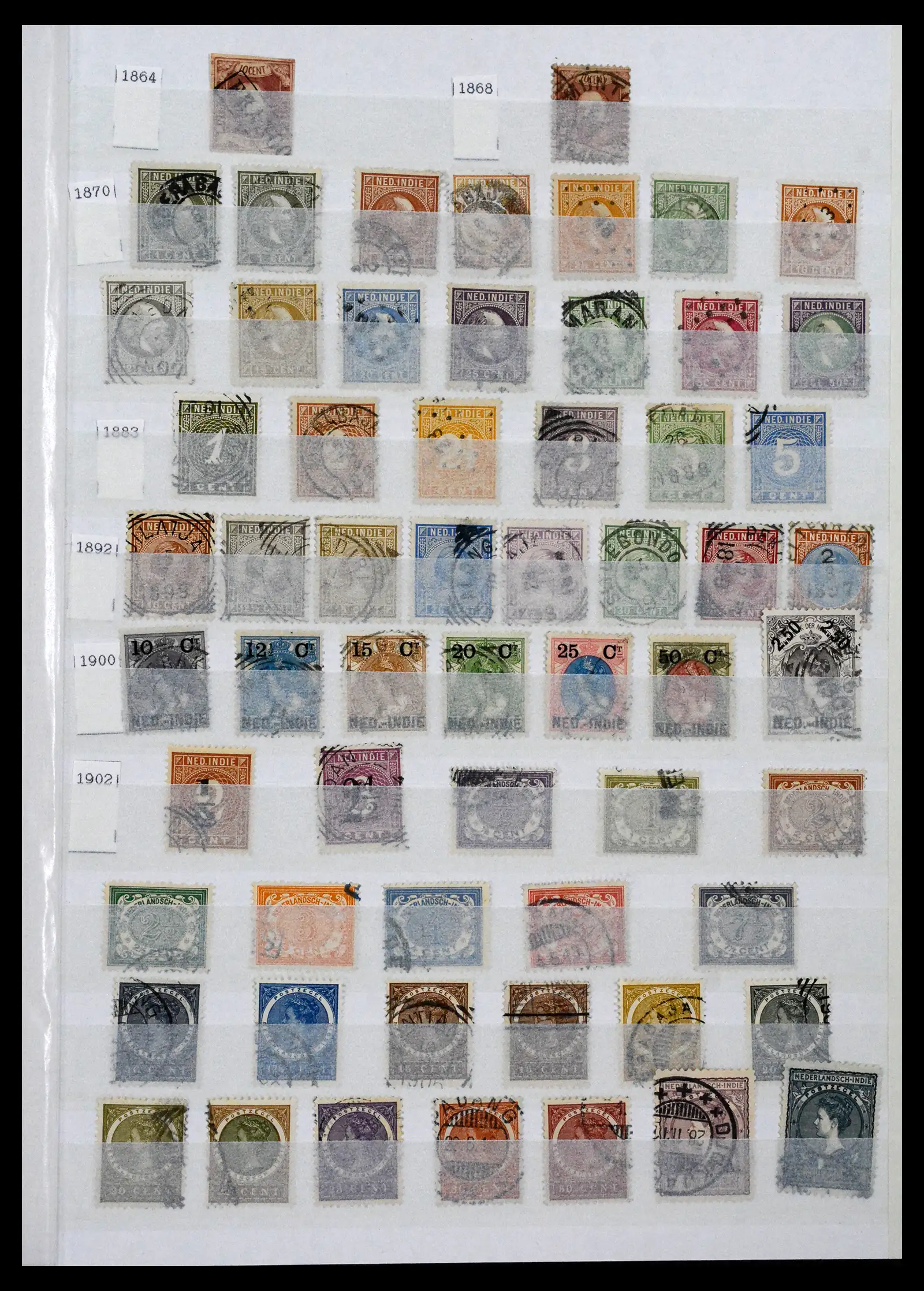 41620 0001 - Postzegelverzameling 41620 Overzee 1864-1986.