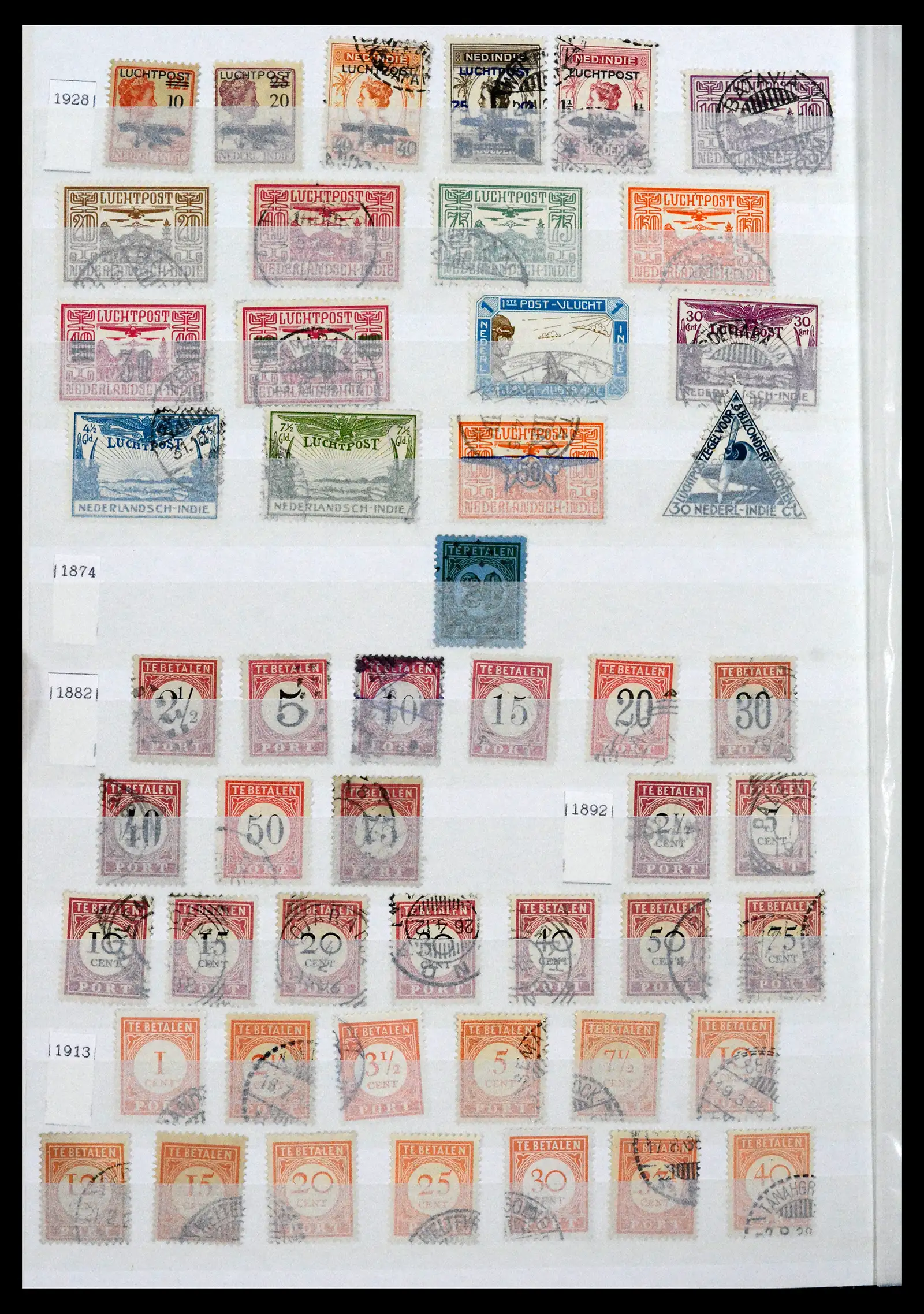 41620 0008 - Postzegelverzameling 41620 Overzee 1864-1986.