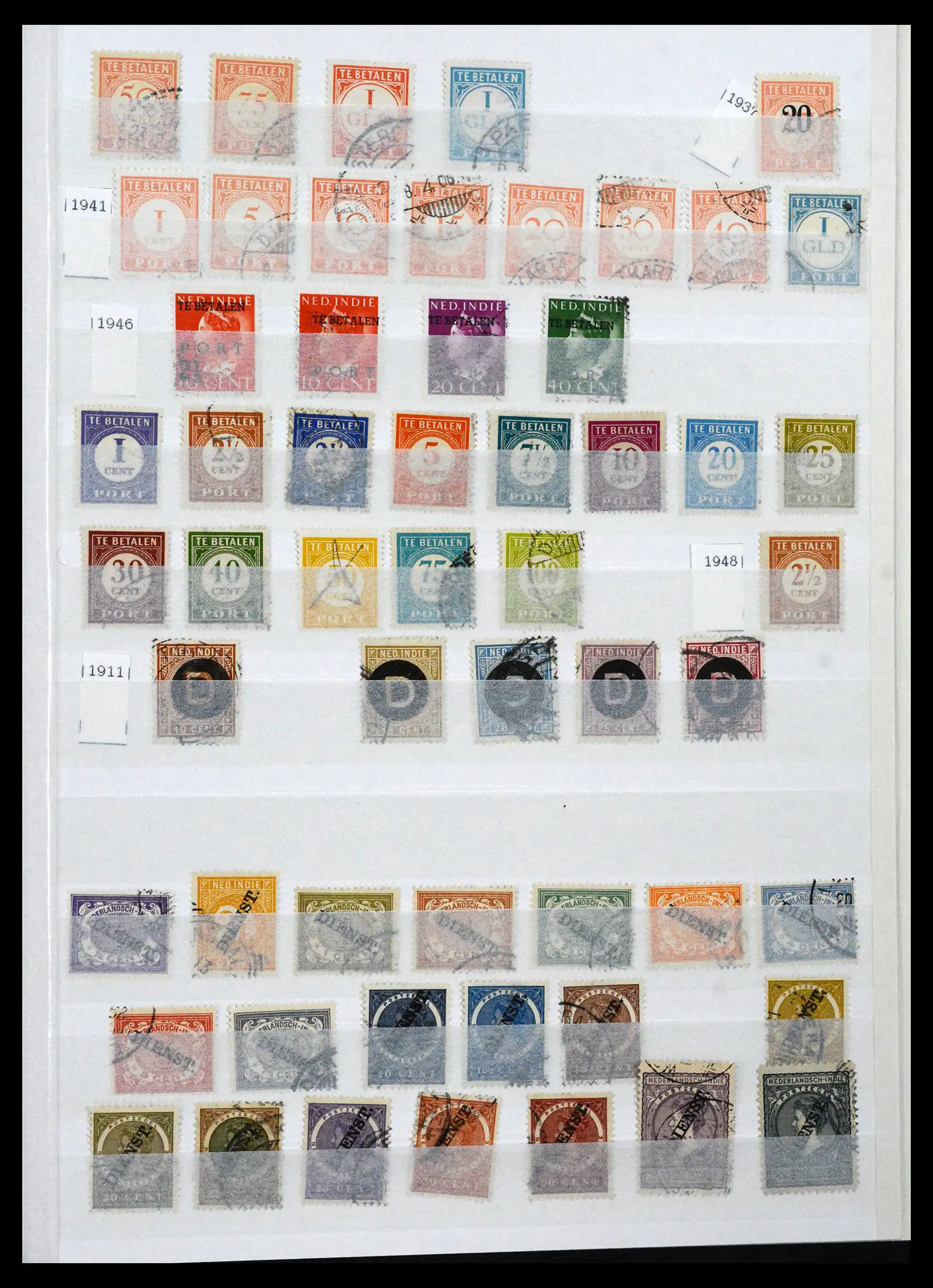 41620 0009 - Postzegelverzameling 41620 Overzee 1864-1986.