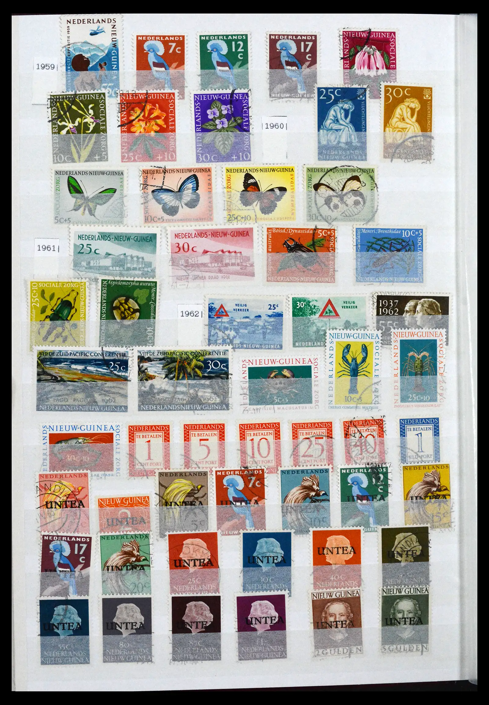 41620 0012 - Postzegelverzameling 41620 Overzee 1864-1986.