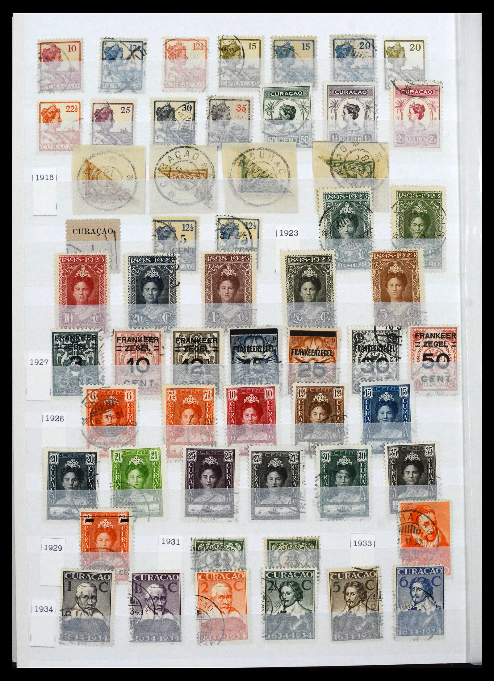 41620 0014 - Postzegelverzameling 41620 Overzee 1864-1986.