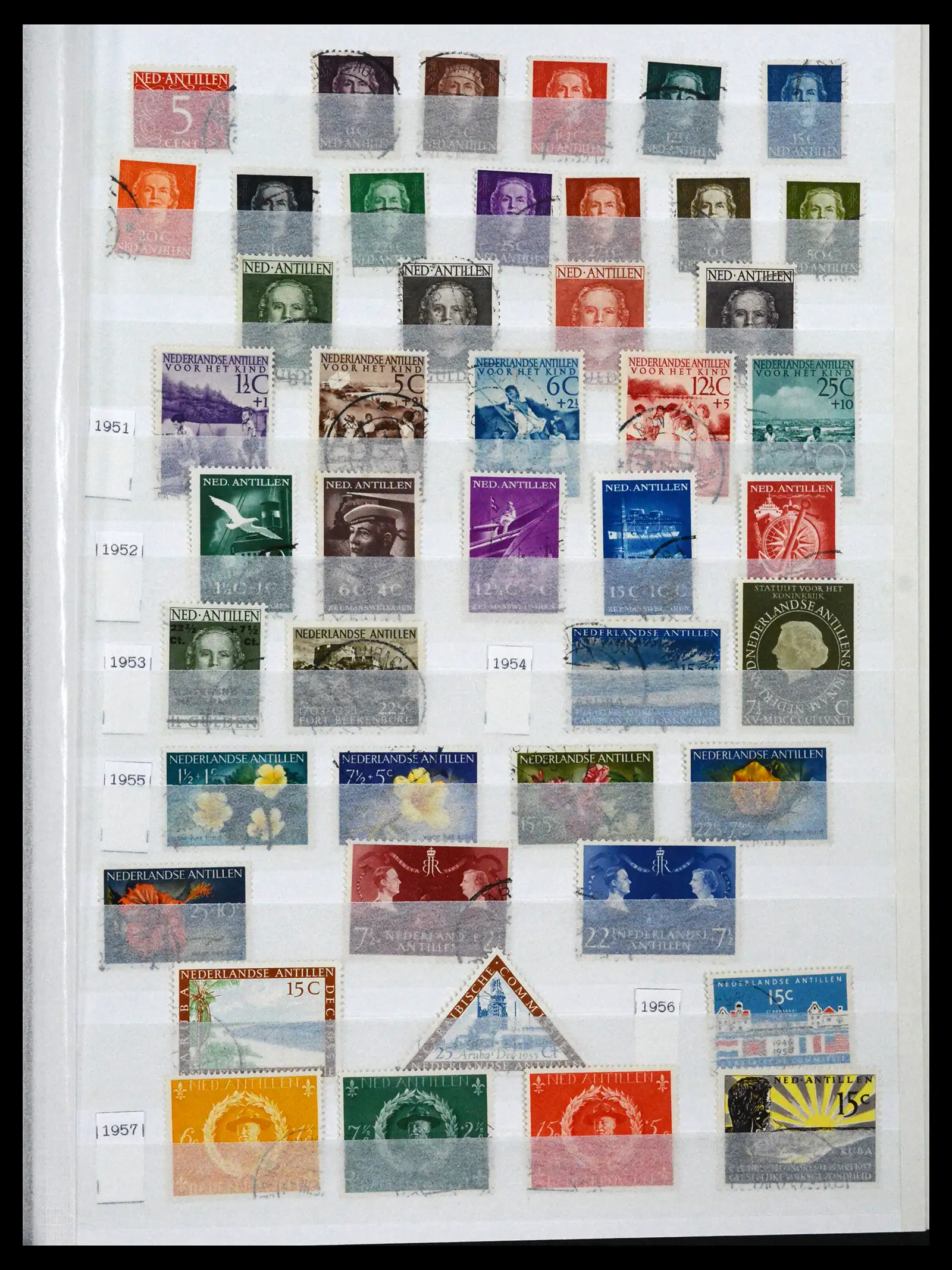 41620 0017 - Postzegelverzameling 41620 Overzee 1864-1986.