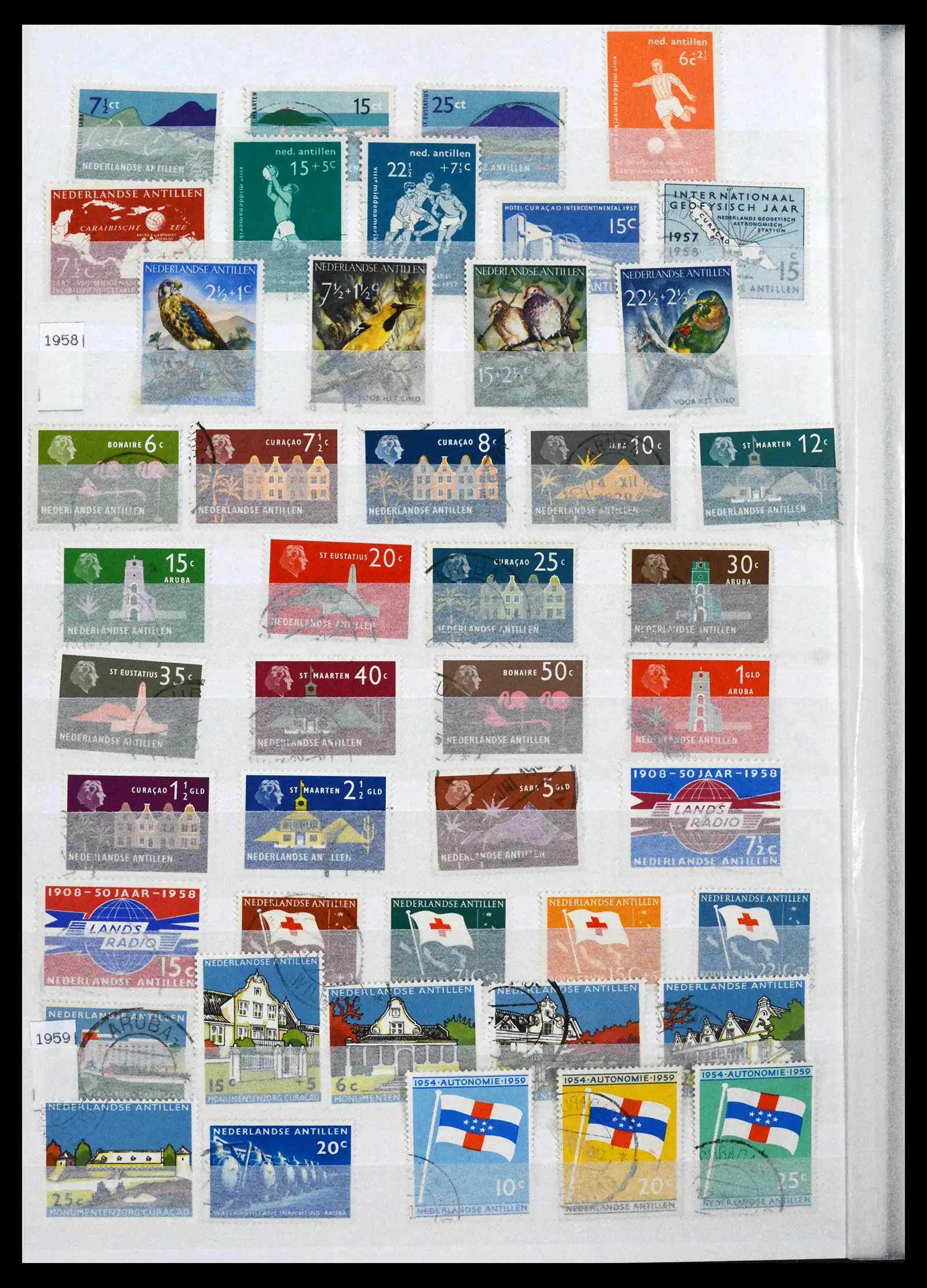 41620 0018 - Postzegelverzameling 41620 Overzee 1864-1986.