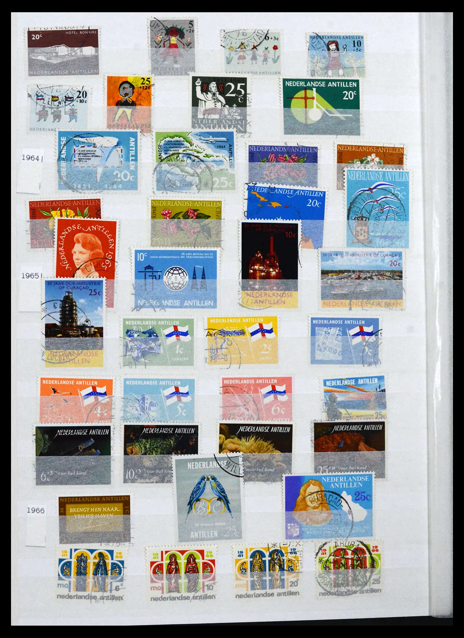 41620 0020 - Postzegelverzameling 41620 Overzee 1864-1986.