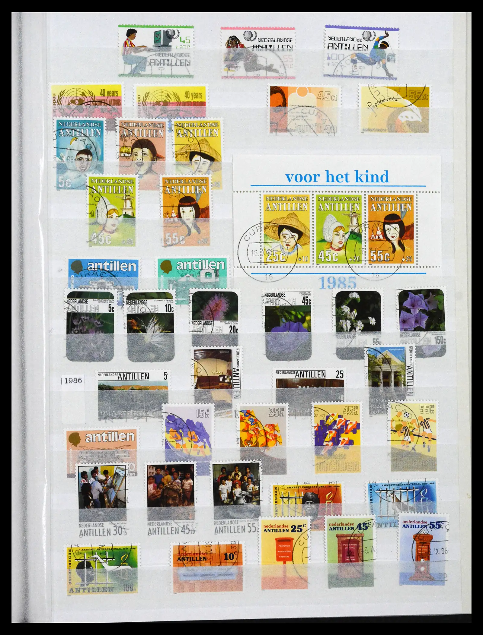 41620 0035 - Postzegelverzameling 41620 Overzee 1864-1986.