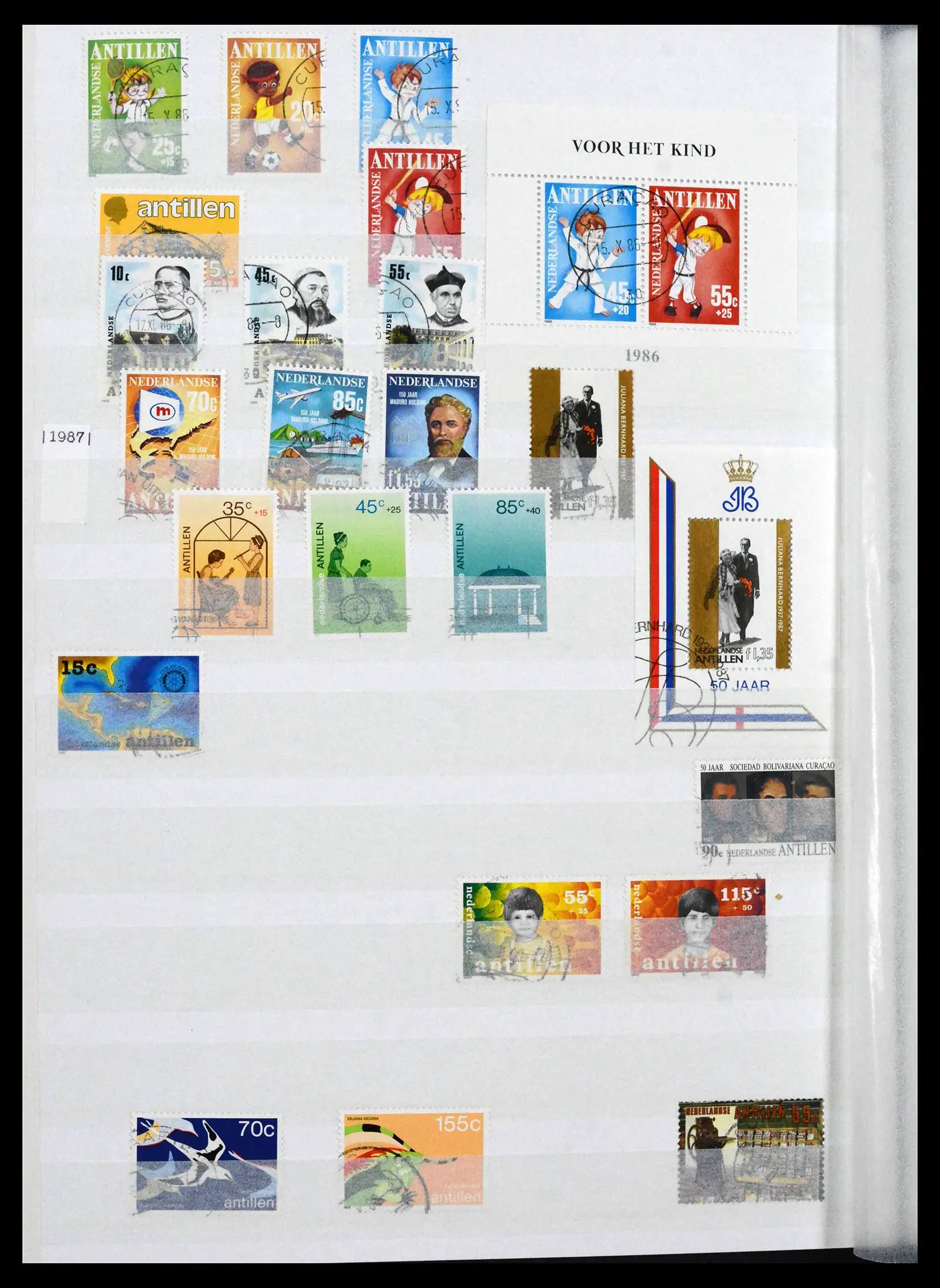 41620 0036 - Postzegelverzameling 41620 Overzee 1864-1986.