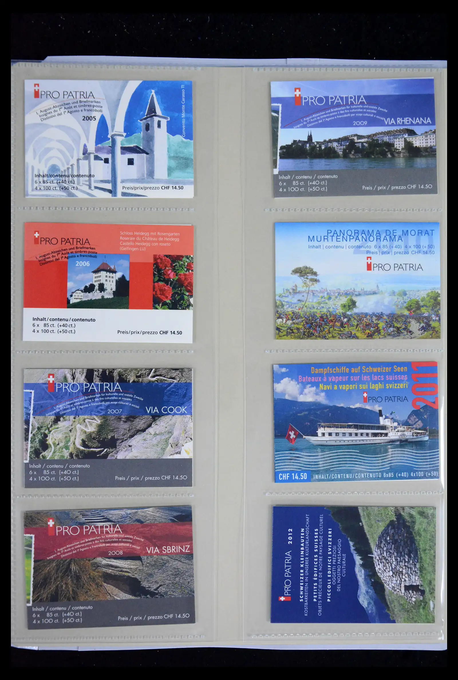 41622 0012 - Stamp collection 41622 Switzerland stampbooklets 1959-2024!!