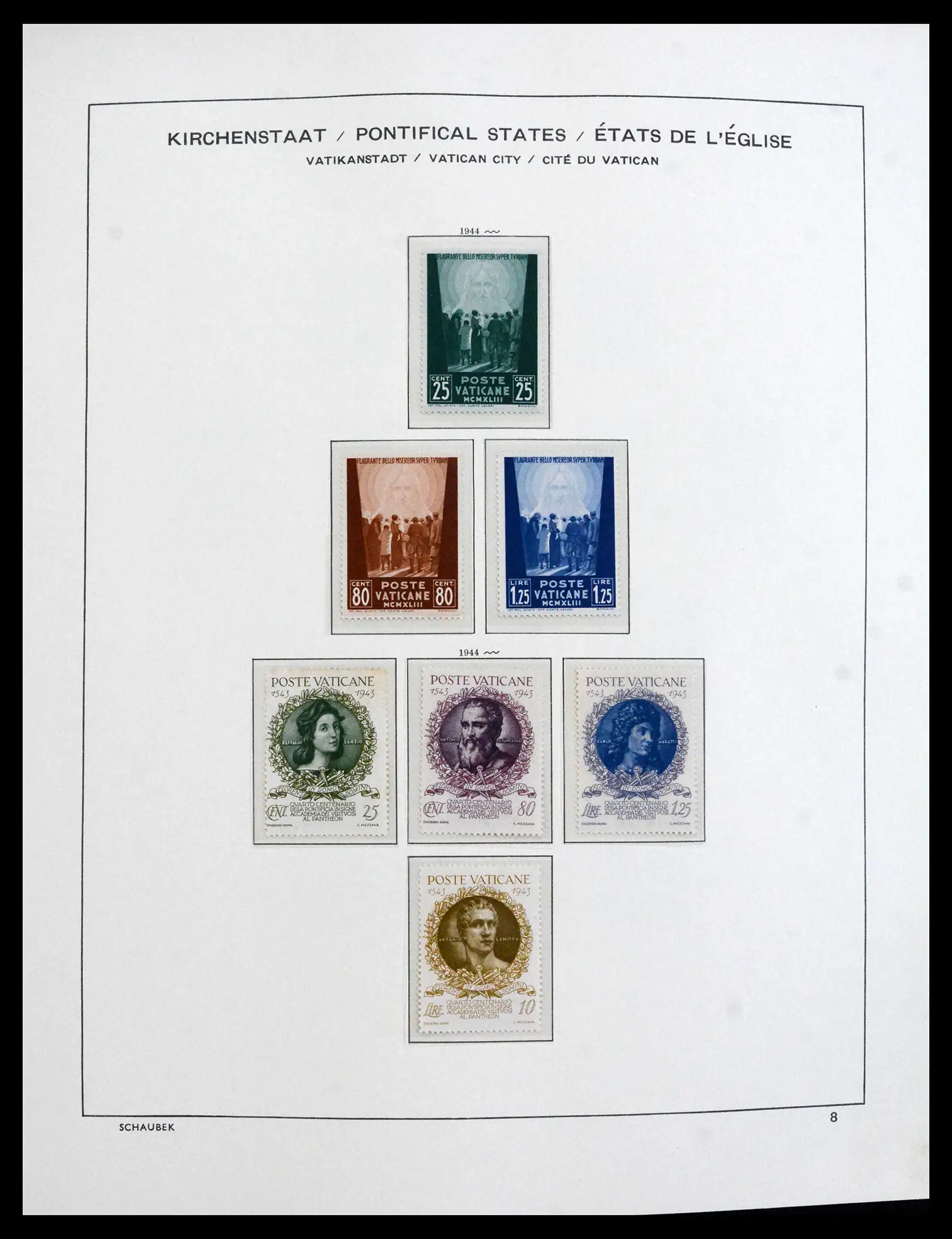 41623 0009 - Postzegelverzameling 41623 Vaticaan compleet 1929-2024!!