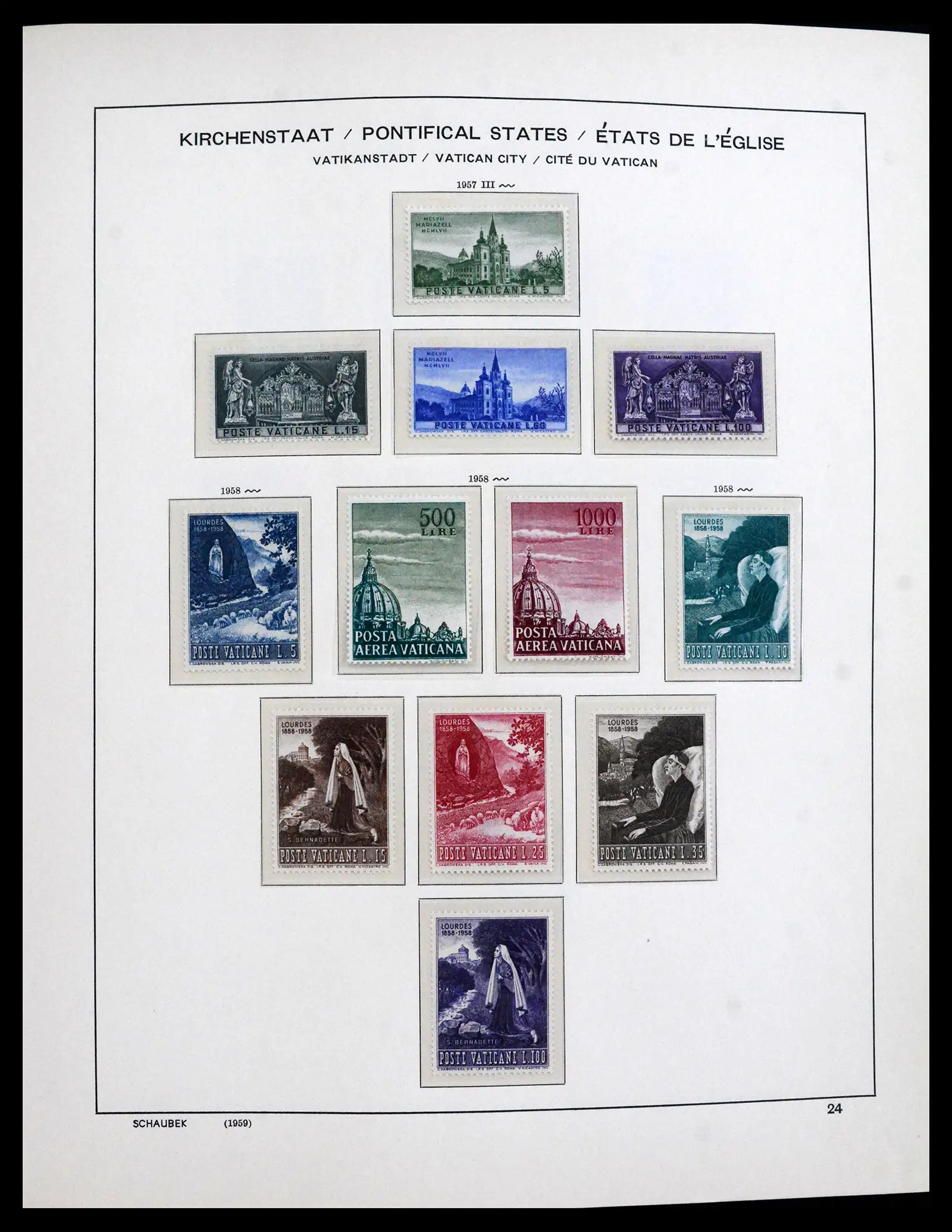 41623 0024 - Postzegelverzameling 41623 Vaticaan compleet 1929-2024!!