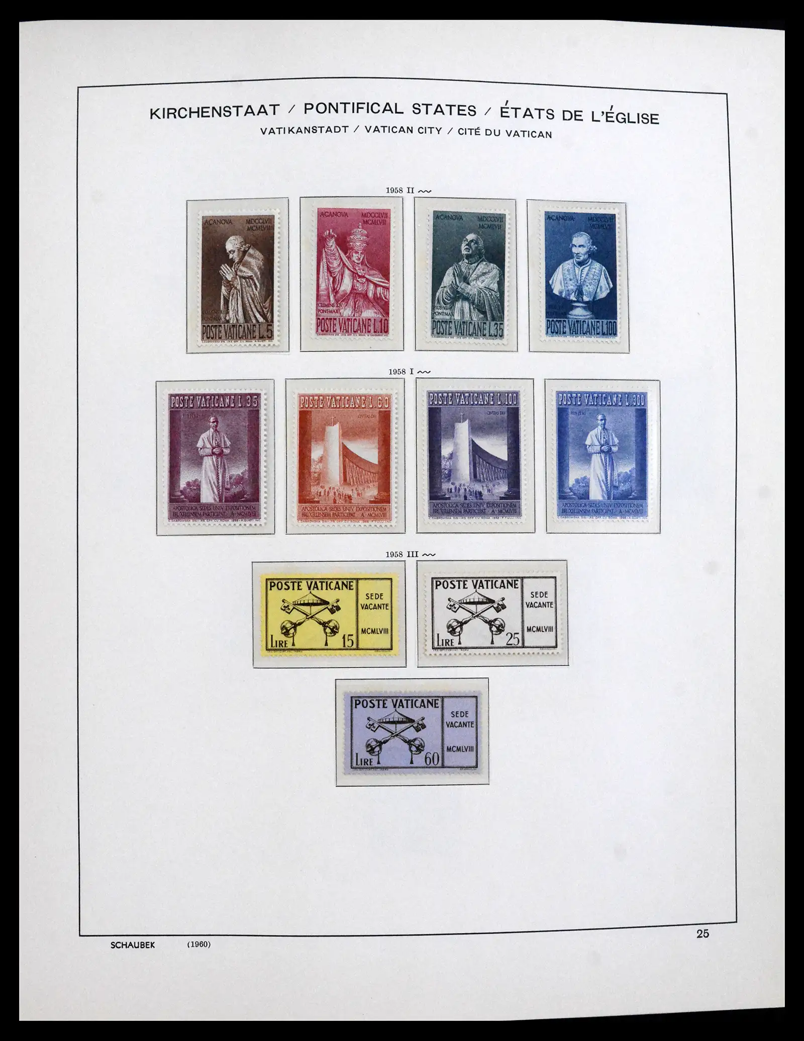 41623 0025 - Postzegelverzameling 41623 Vaticaan compleet 1929-2024!!