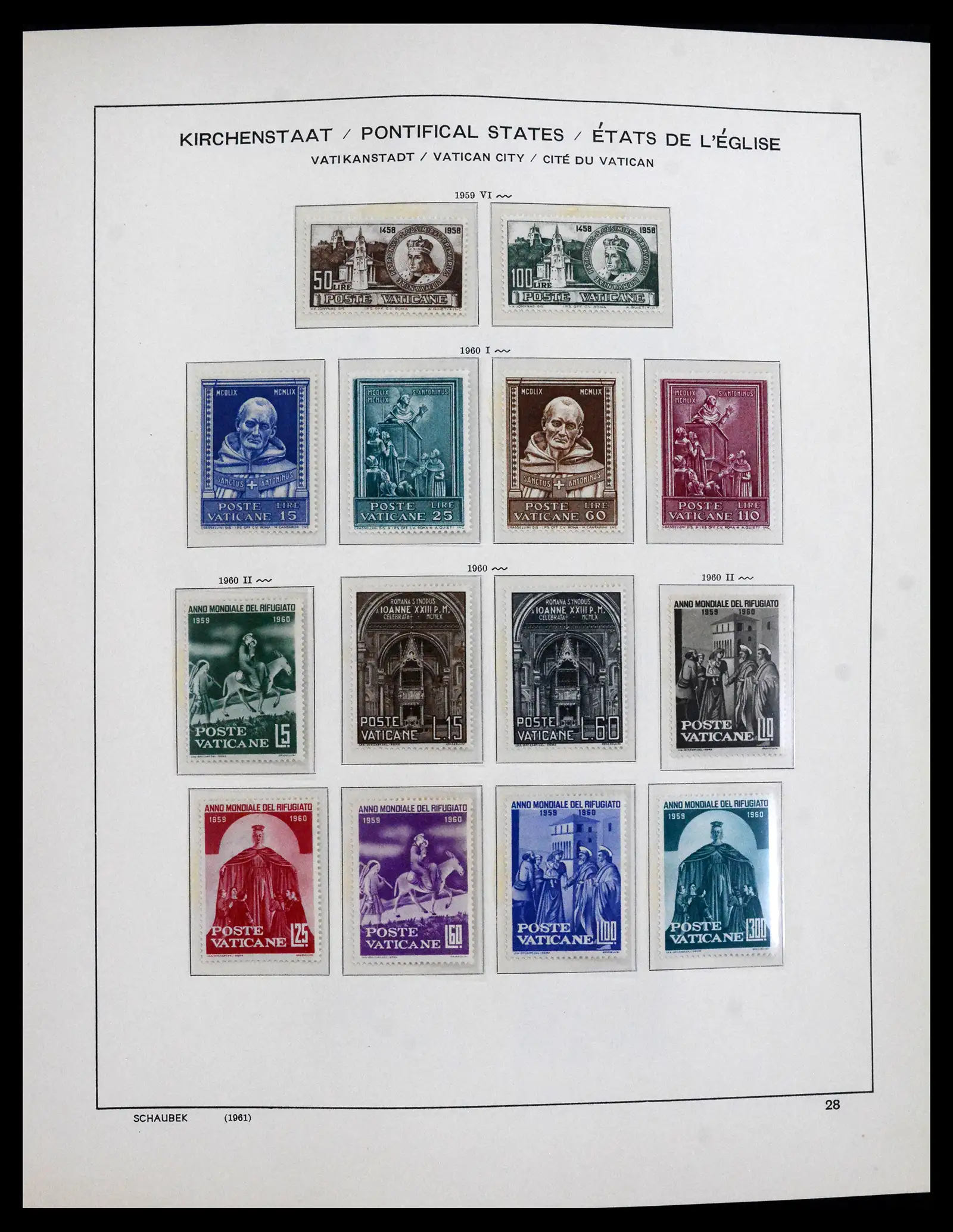 41623 0028 - Postzegelverzameling 41623 Vaticaan compleet 1929-2024!!