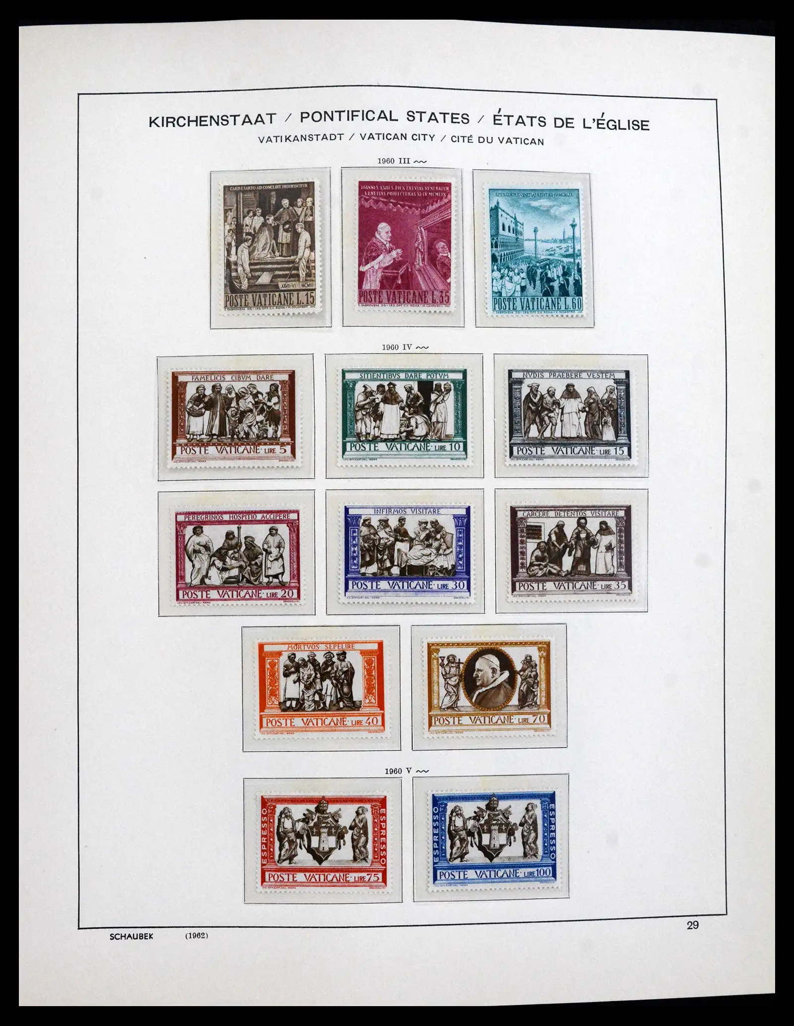 41623 0029 - Postzegelverzameling 41623 Vaticaan compleet 1929-2024!!