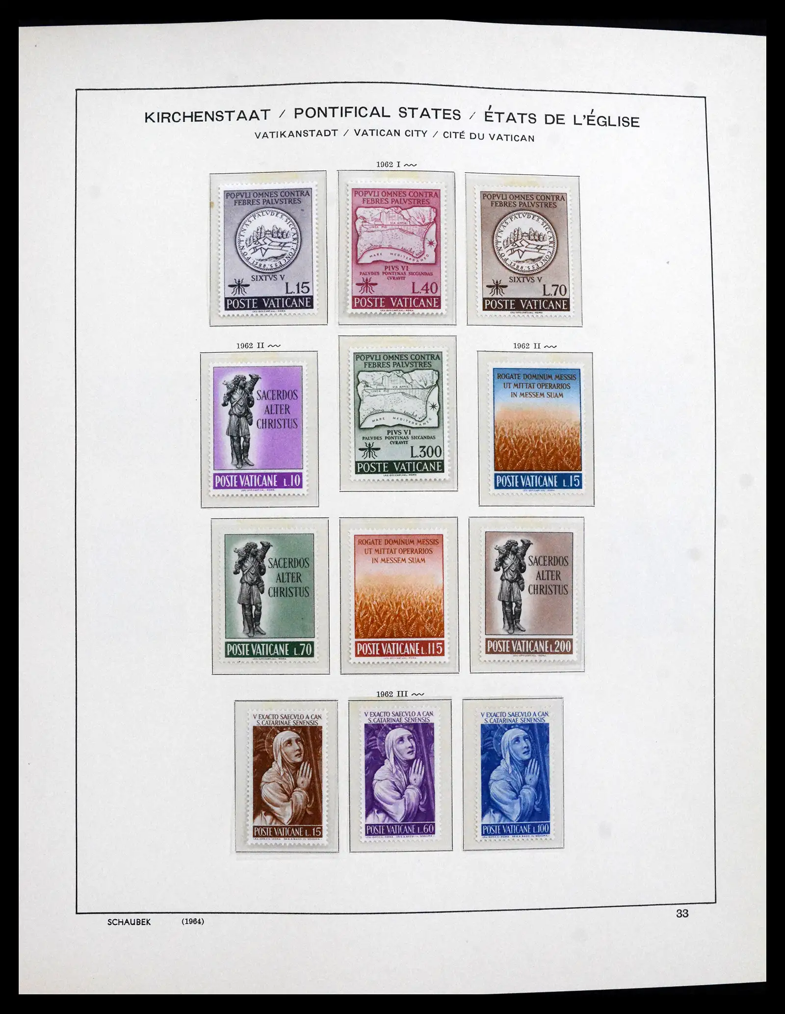 41623 0033 - Postzegelverzameling 41623 Vaticaan compleet 1929-2024!!