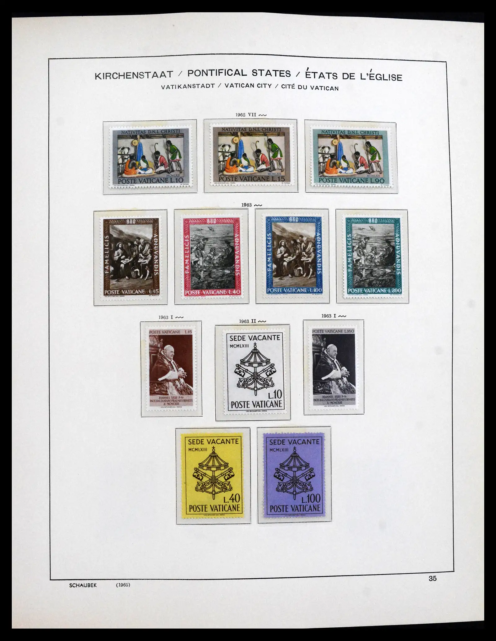 41623 0035 - Postzegelverzameling 41623 Vaticaan compleet 1929-2024!!