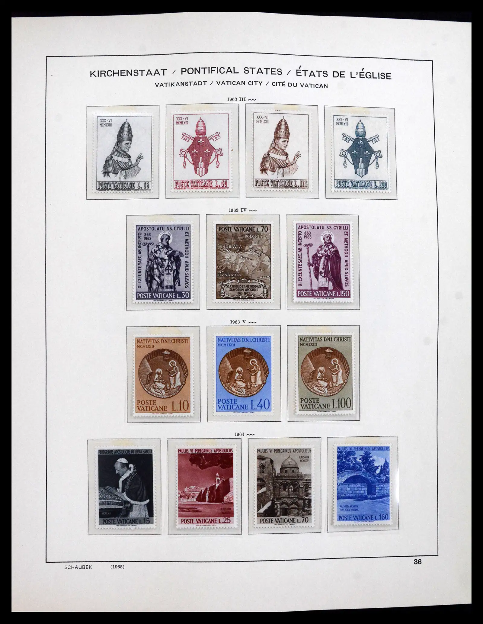 41623 0036 - Postzegelverzameling 41623 Vaticaan compleet 1929-2024!!
