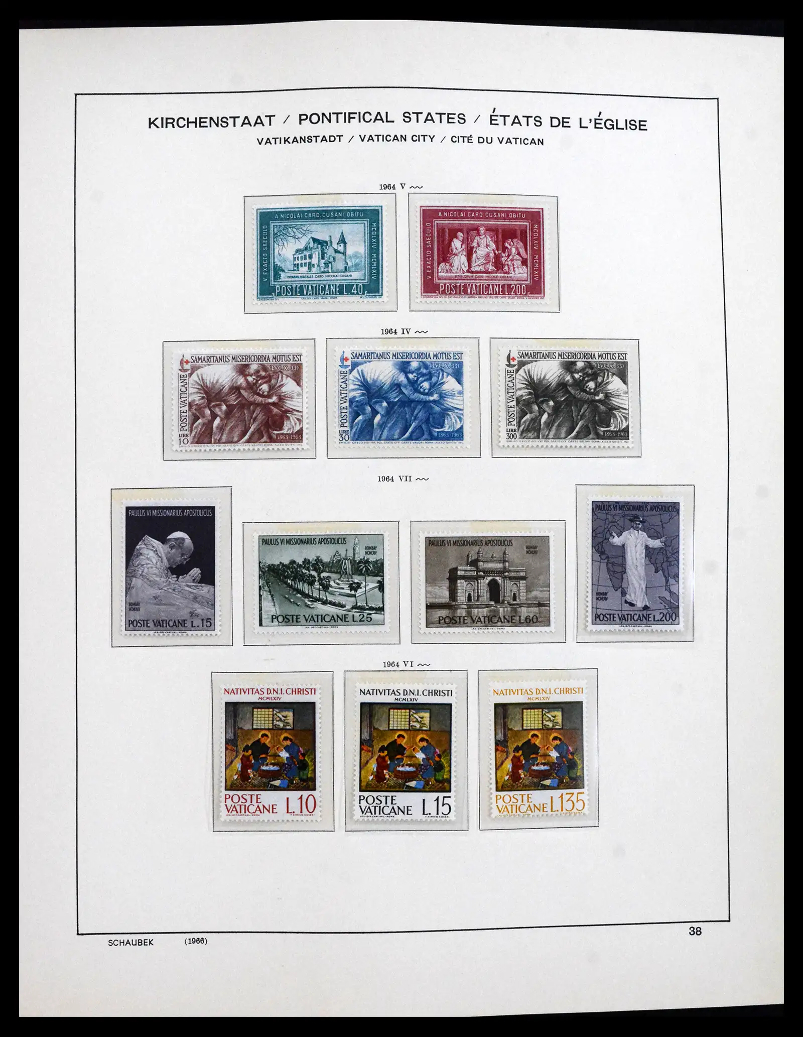 41623 0038 - Postzegelverzameling 41623 Vaticaan compleet 1929-2024!!