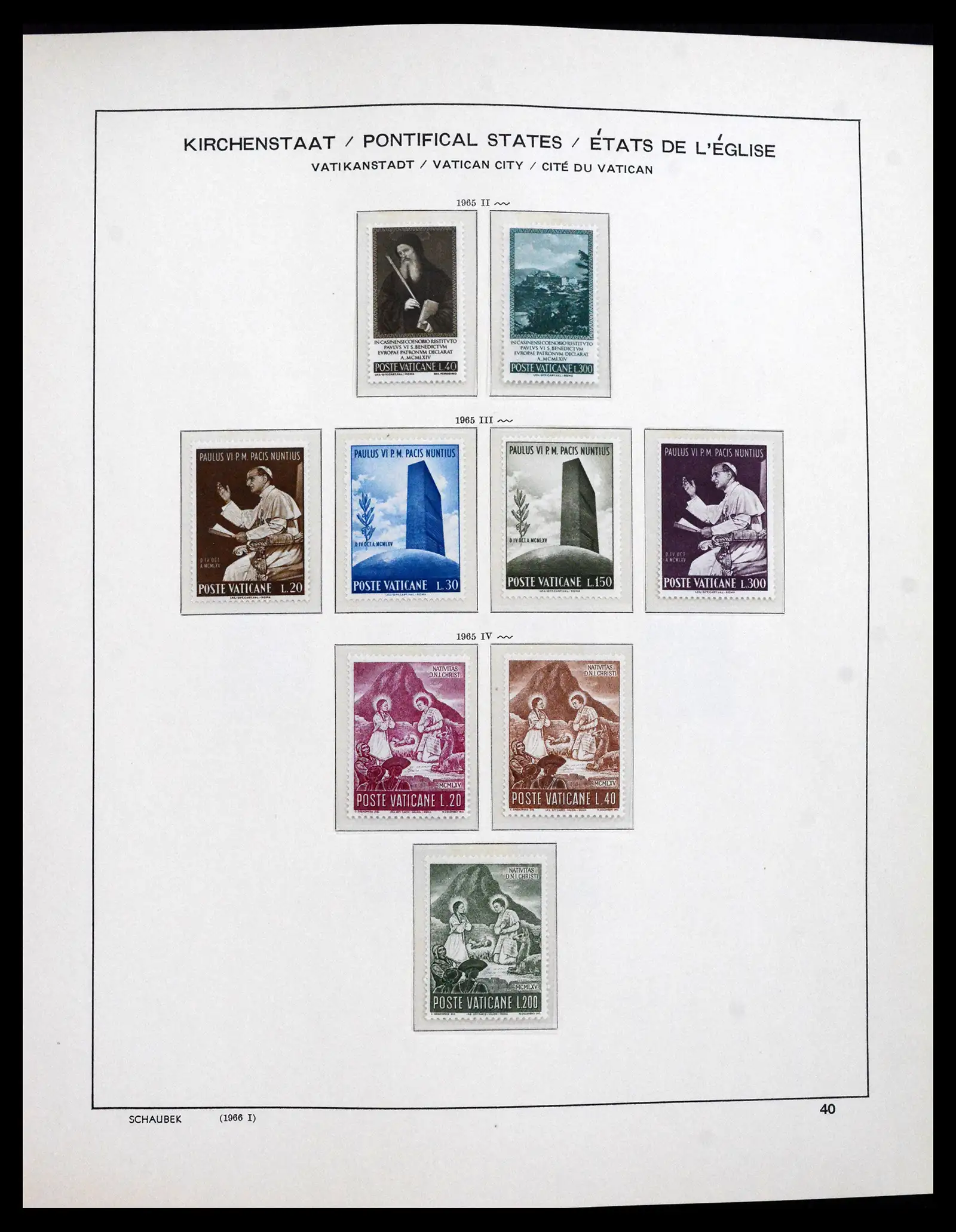 41623 0040 - Postzegelverzameling 41623 Vaticaan compleet 1929-2024!!