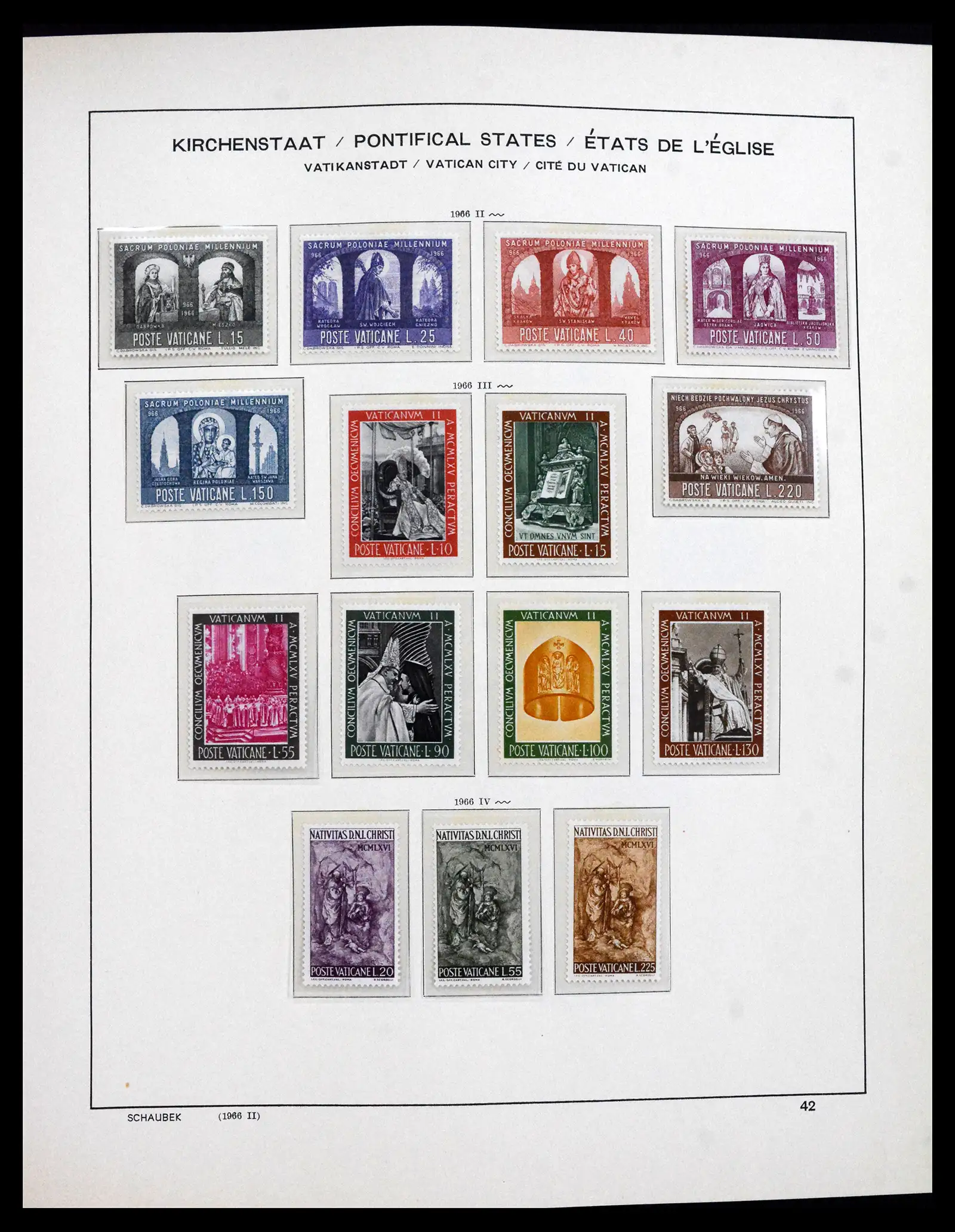 41623 0042 - Postzegelverzameling 41623 Vaticaan compleet 1929-2024!!