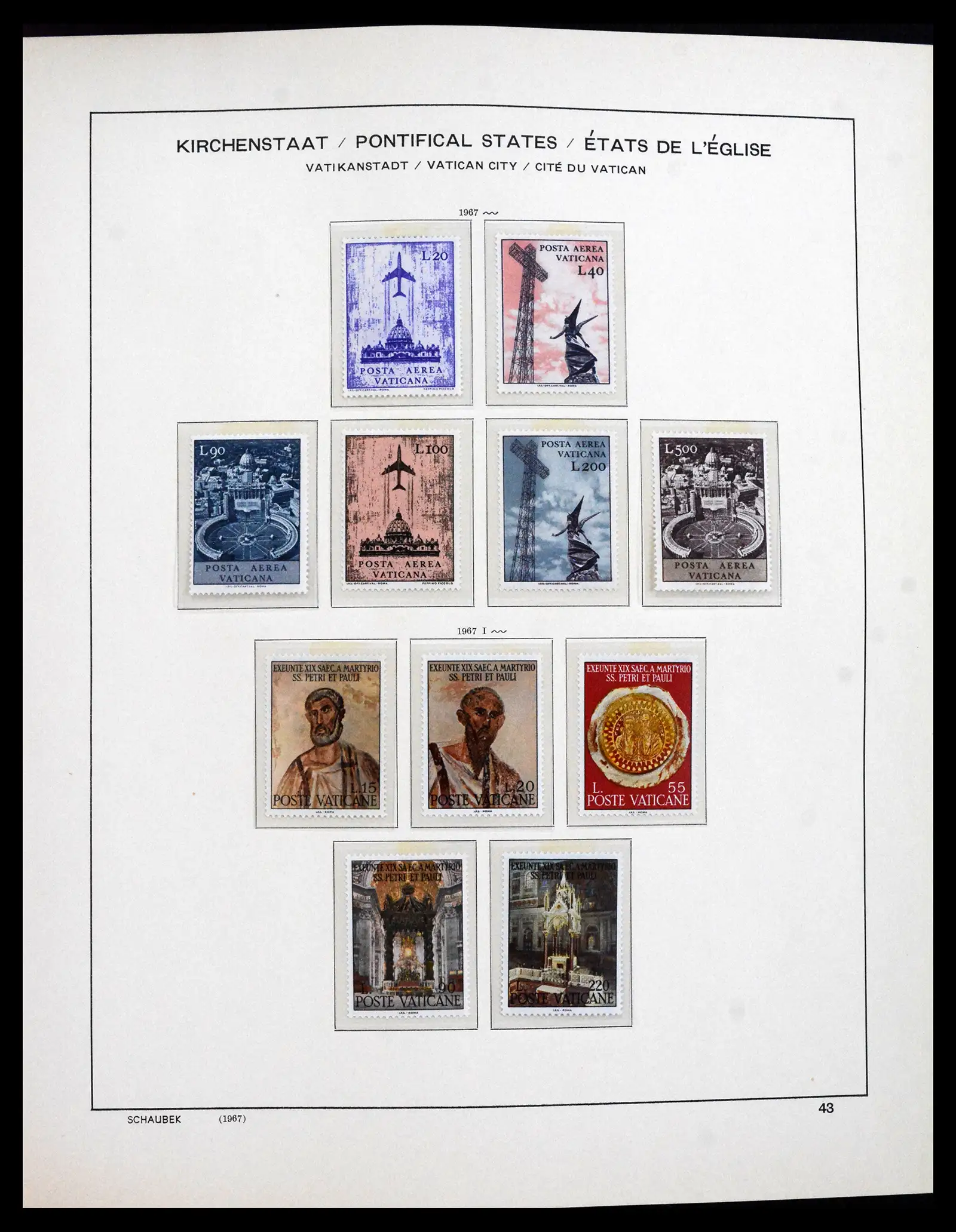 41623 0043 - Postzegelverzameling 41623 Vaticaan compleet 1929-2024!!