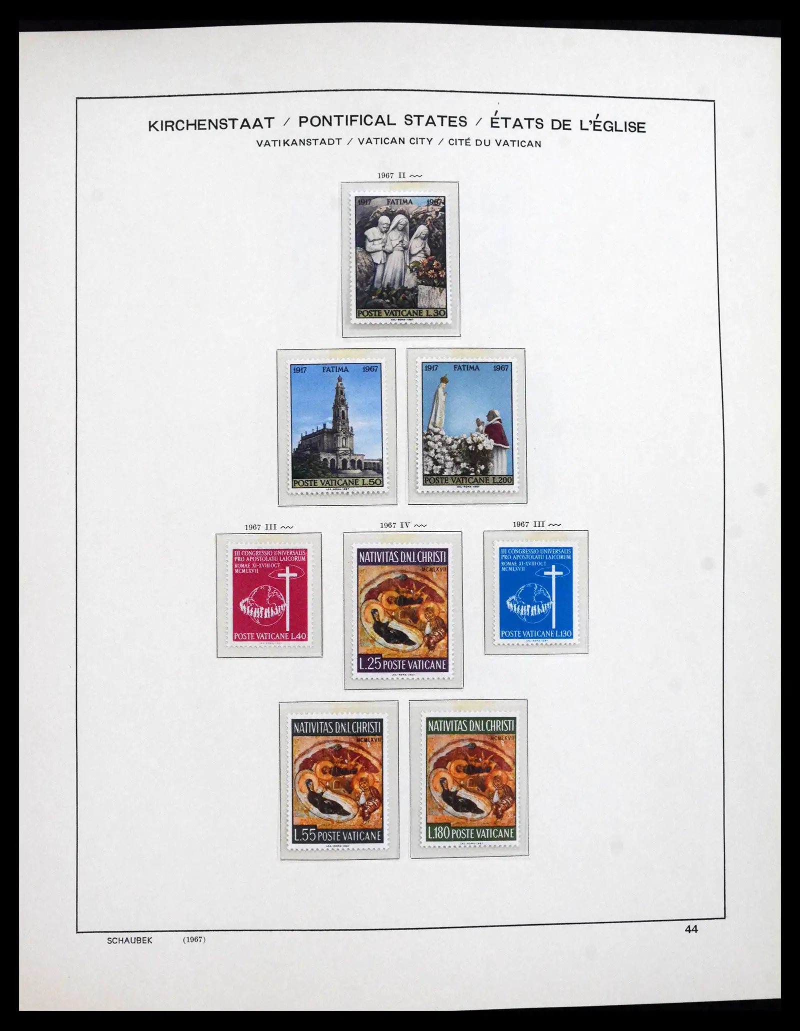41623 0044 - Postzegelverzameling 41623 Vaticaan compleet 1929-2024!!