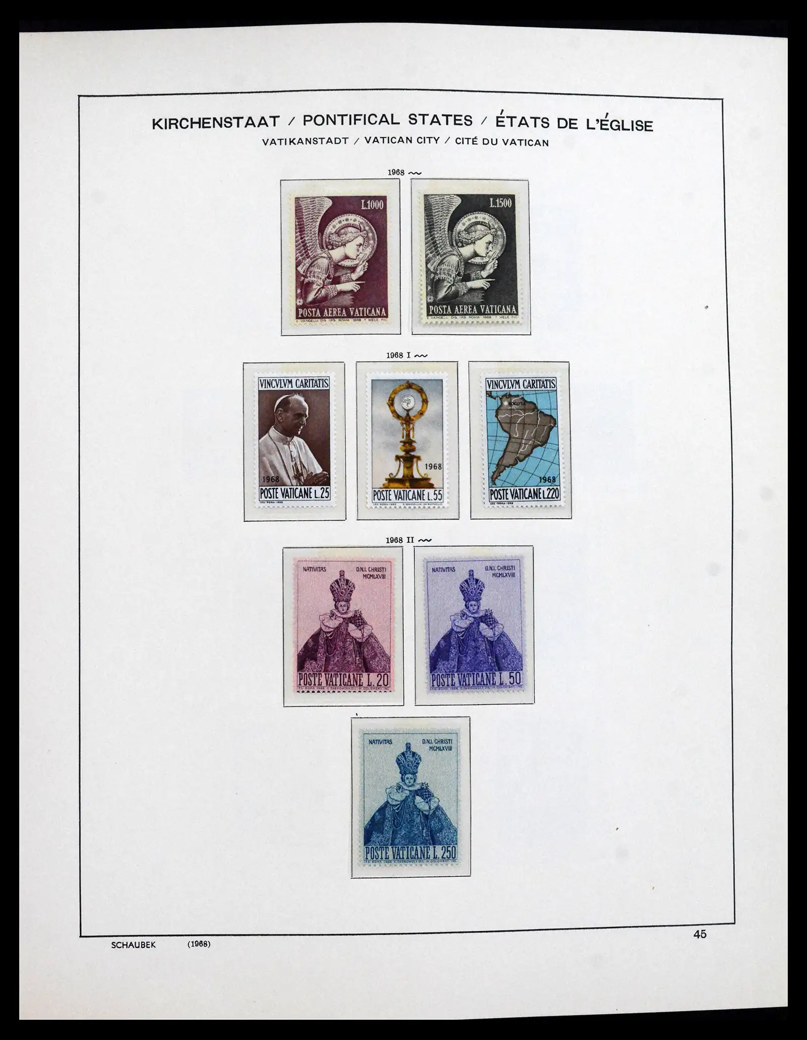 41623 0045 - Postzegelverzameling 41623 Vaticaan compleet 1929-2024!!