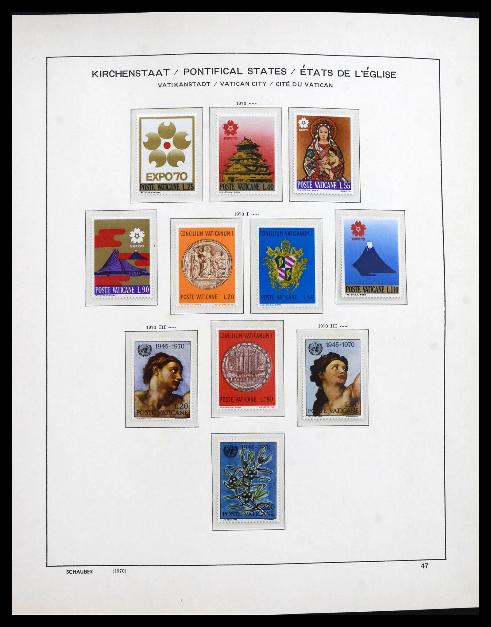 41623 0047 - Postzegelverzameling 41623 Vaticaan compleet 1929-2024!!