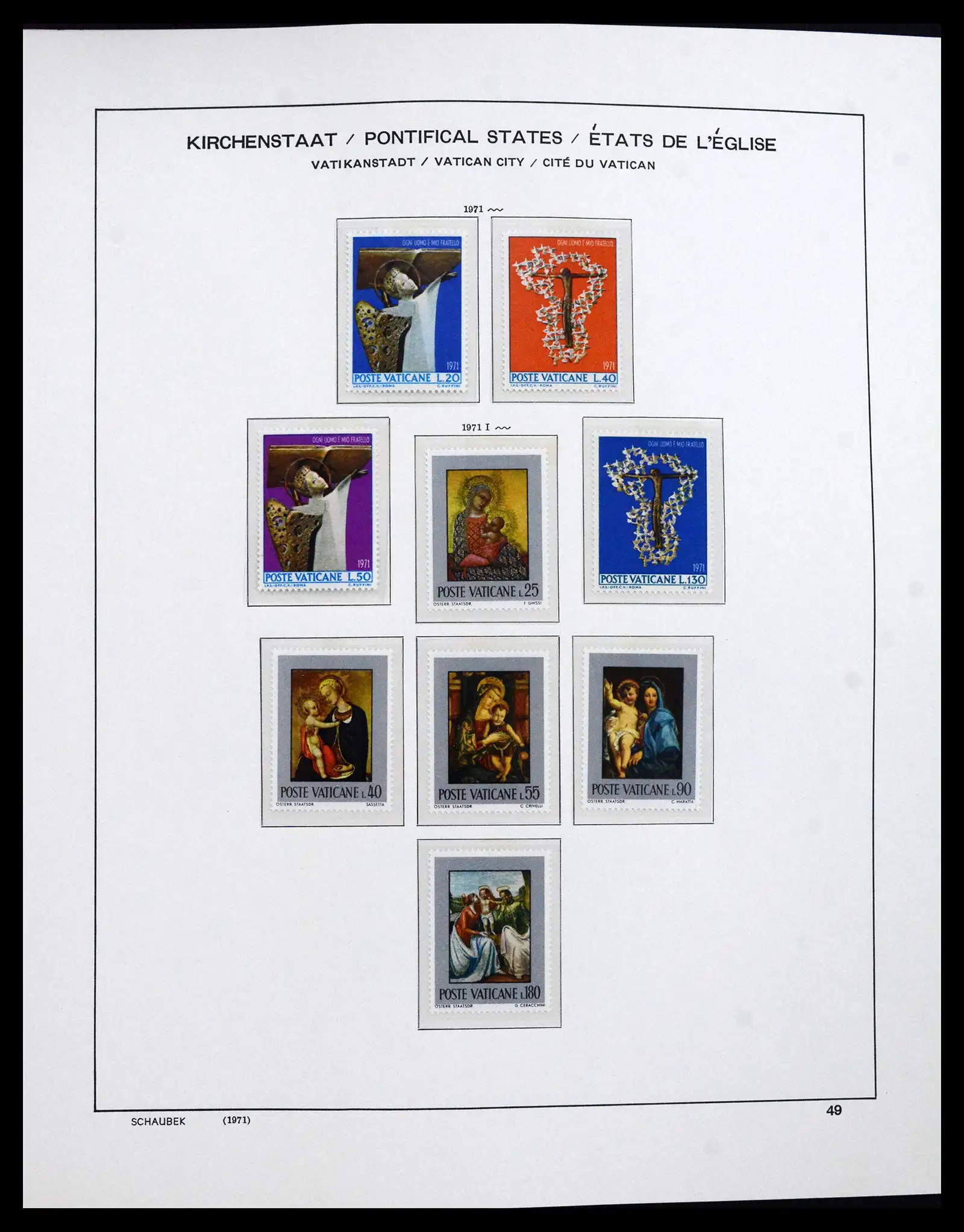 41623 0049 - Postzegelverzameling 41623 Vaticaan compleet 1929-2024!!