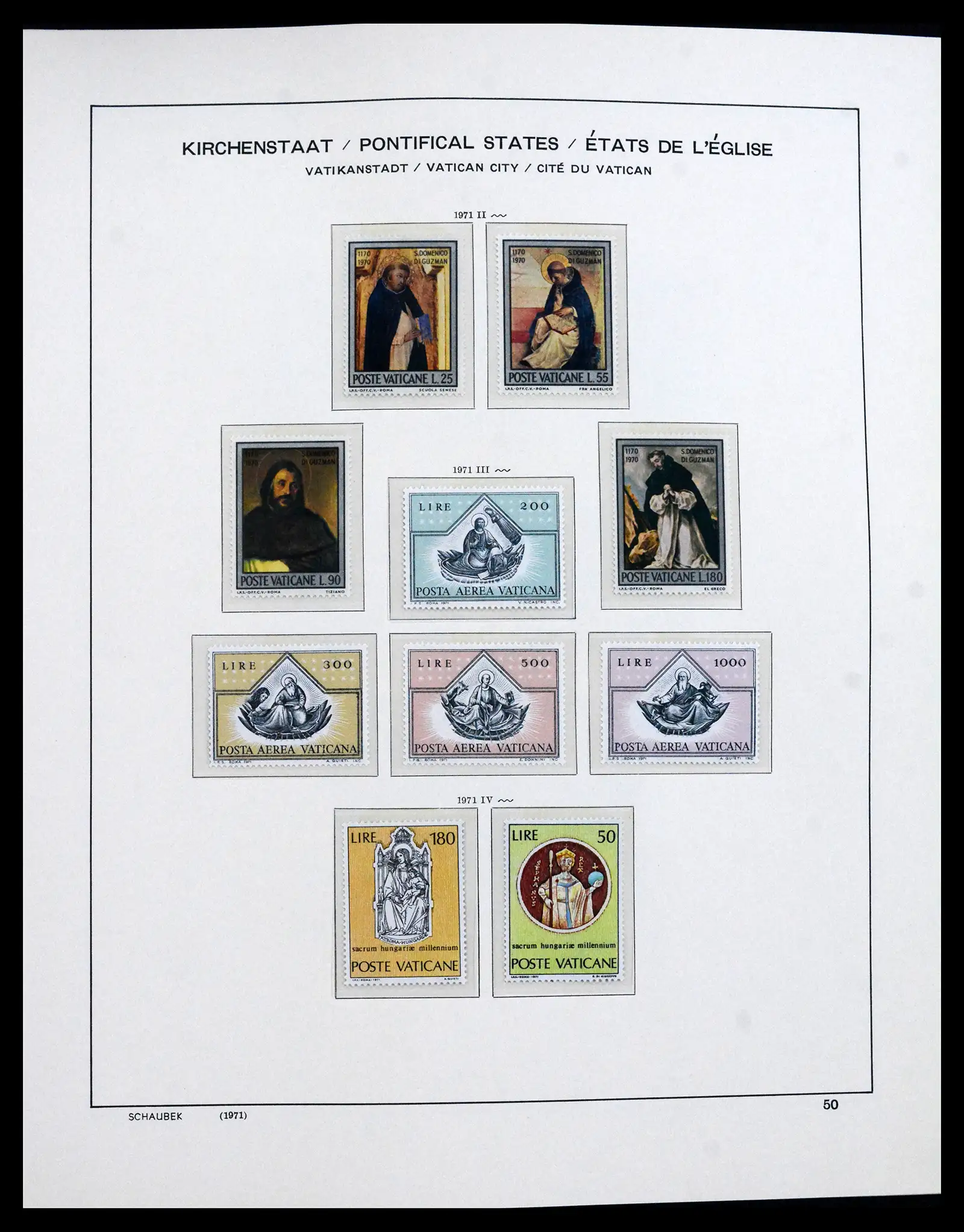 41623 0050 - Postzegelverzameling 41623 Vaticaan compleet 1929-2024!!