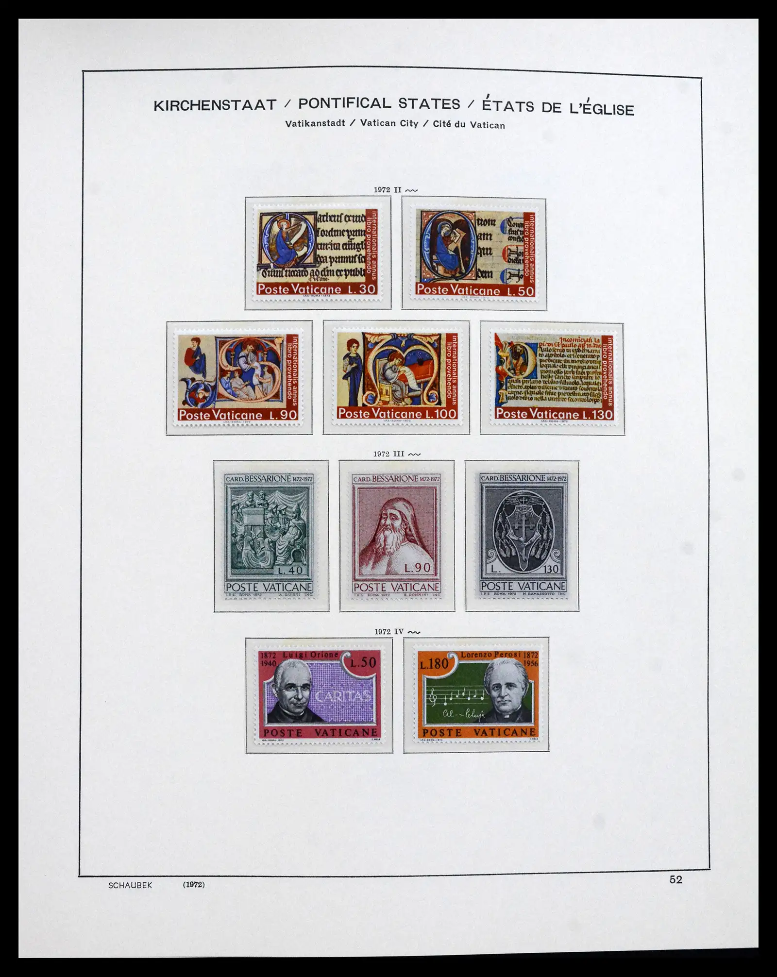 41623 0052 - Postzegelverzameling 41623 Vaticaan compleet 1929-2024!!