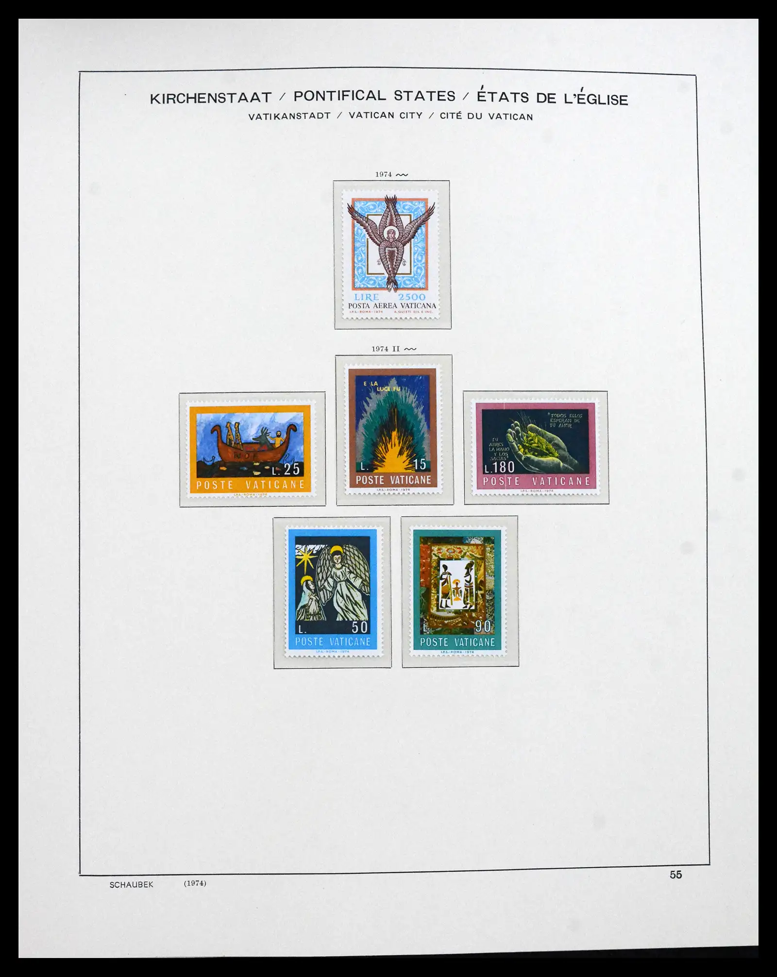 41623 0055 - Postzegelverzameling 41623 Vaticaan compleet 1929-2024!!