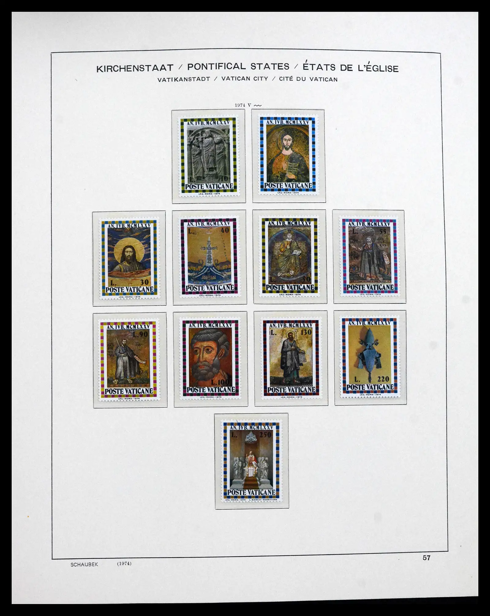 41623 0057 - Postzegelverzameling 41623 Vaticaan compleet 1929-2024!!