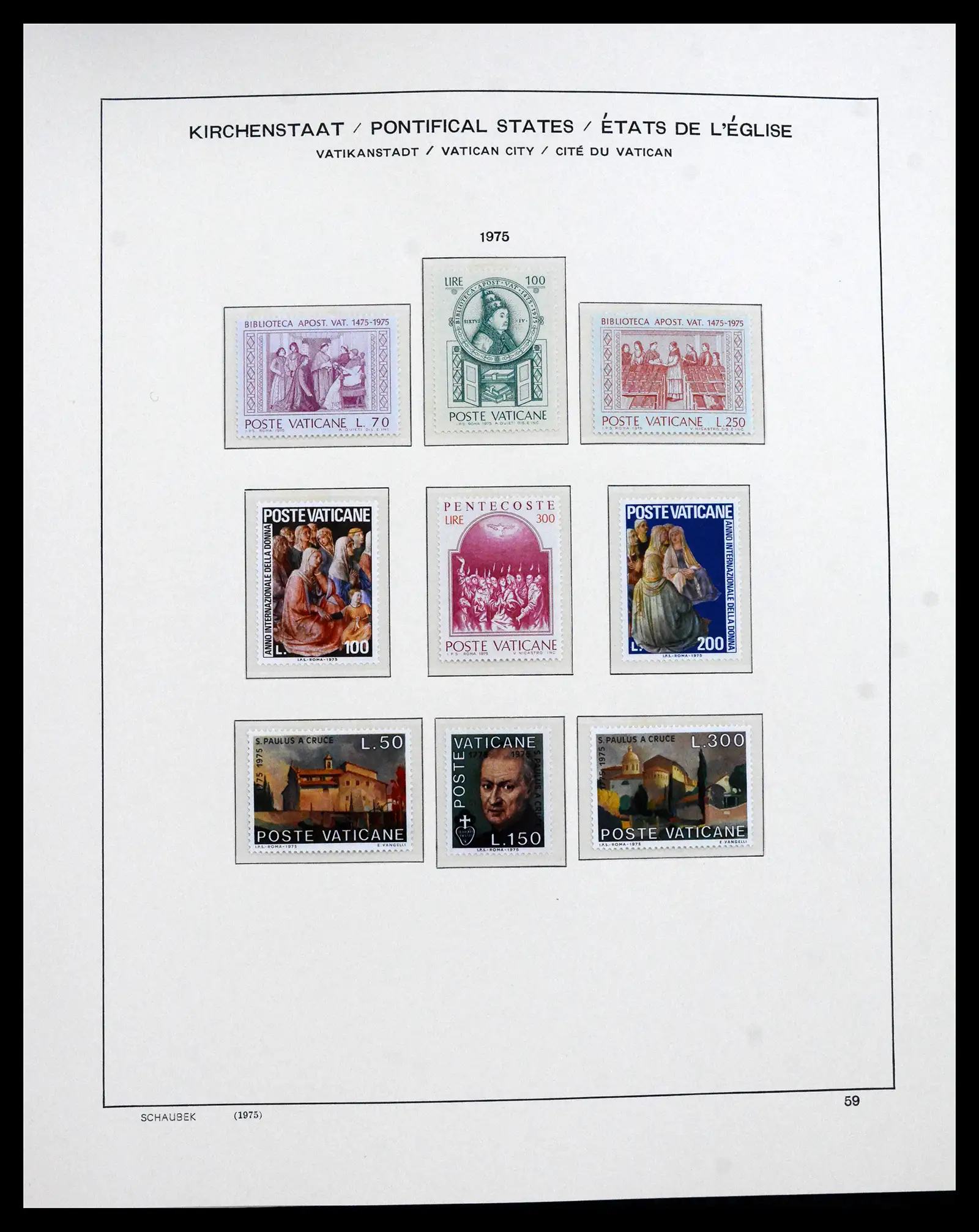 41623 0059 - Postzegelverzameling 41623 Vaticaan compleet 1929-2024!!