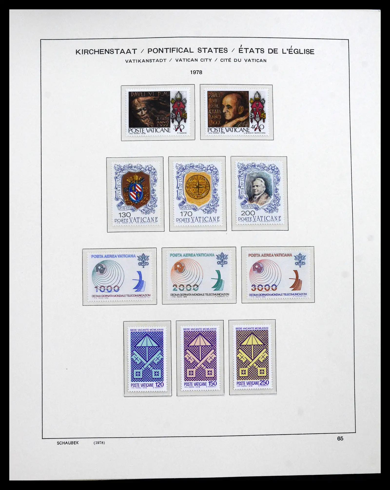 41623 0065 - Postzegelverzameling 41623 Vaticaan compleet 1929-2024!!